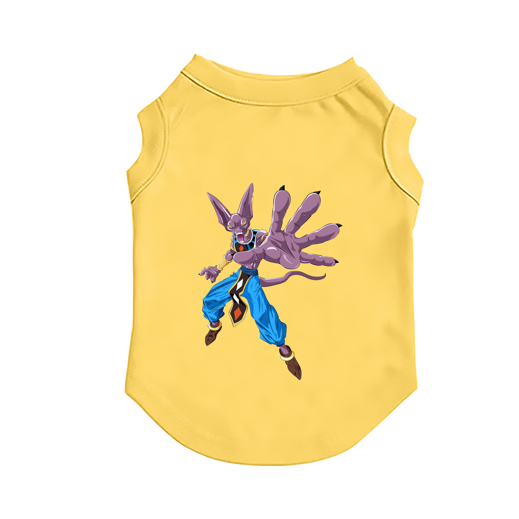 （画像用） ドラゴンボール ビルス 破壊神ビルス DRAGON BALL Beerus Birusu ペット用ベスト
