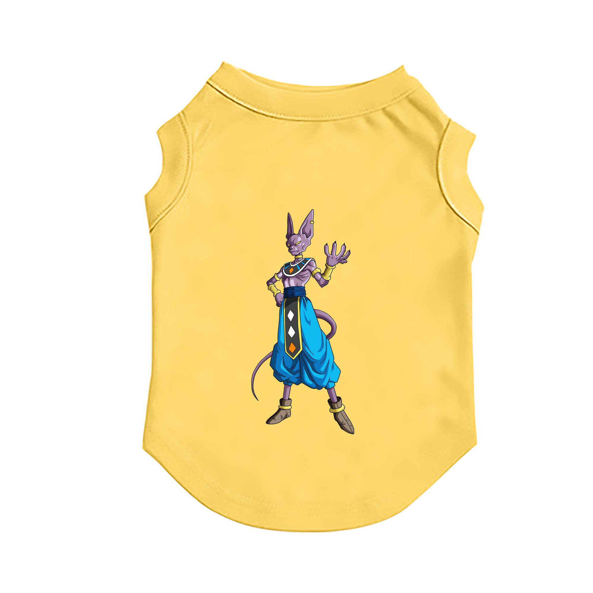 （画像用） ドラゴンボール ビルス 破壊神ビルス DRAGON BALL Beerus Birusu ペット用ベスト