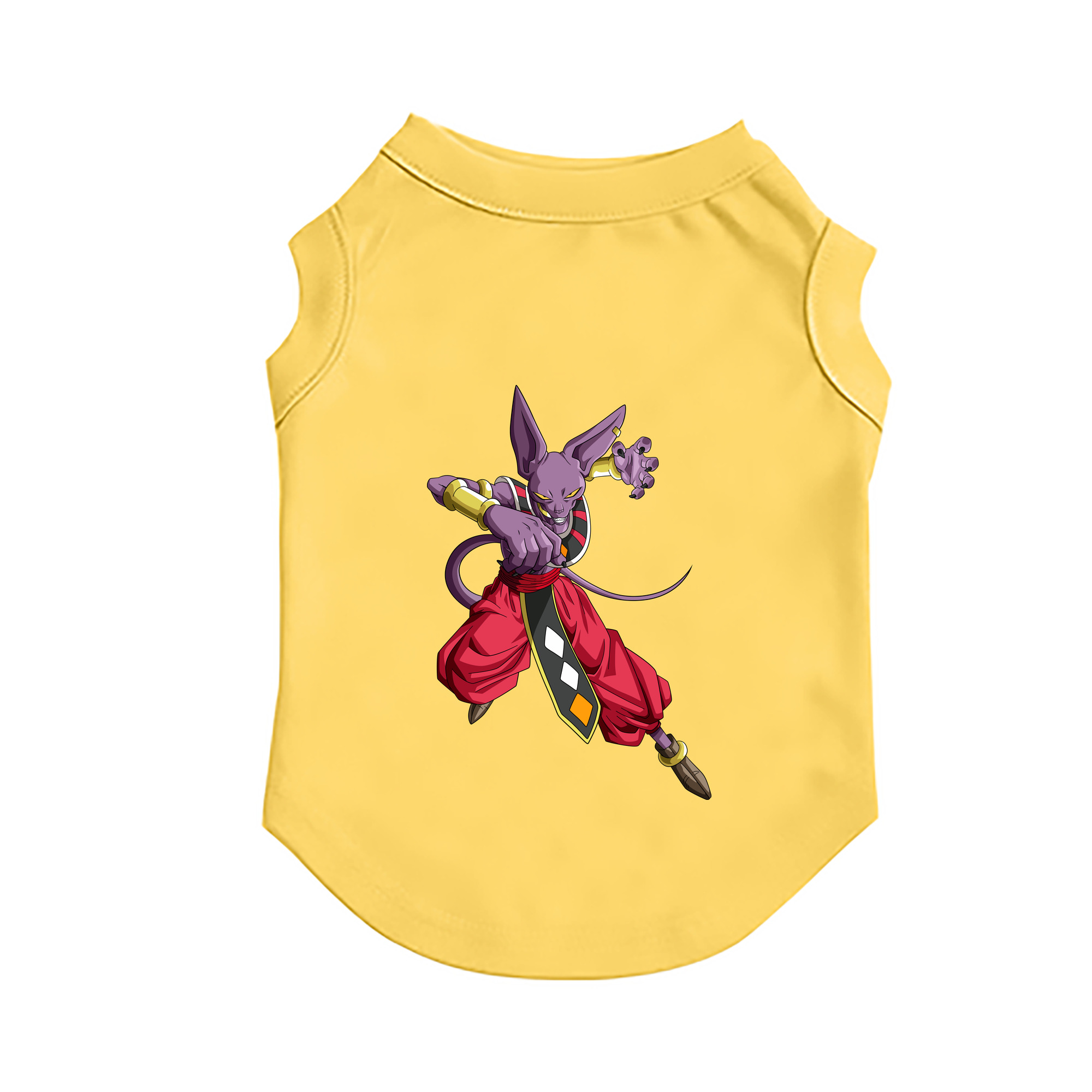 （画像用） ドラゴンボール ビルス 破壊神ビルス DRAGON BALL Beerus Birusu ペット用ベスト