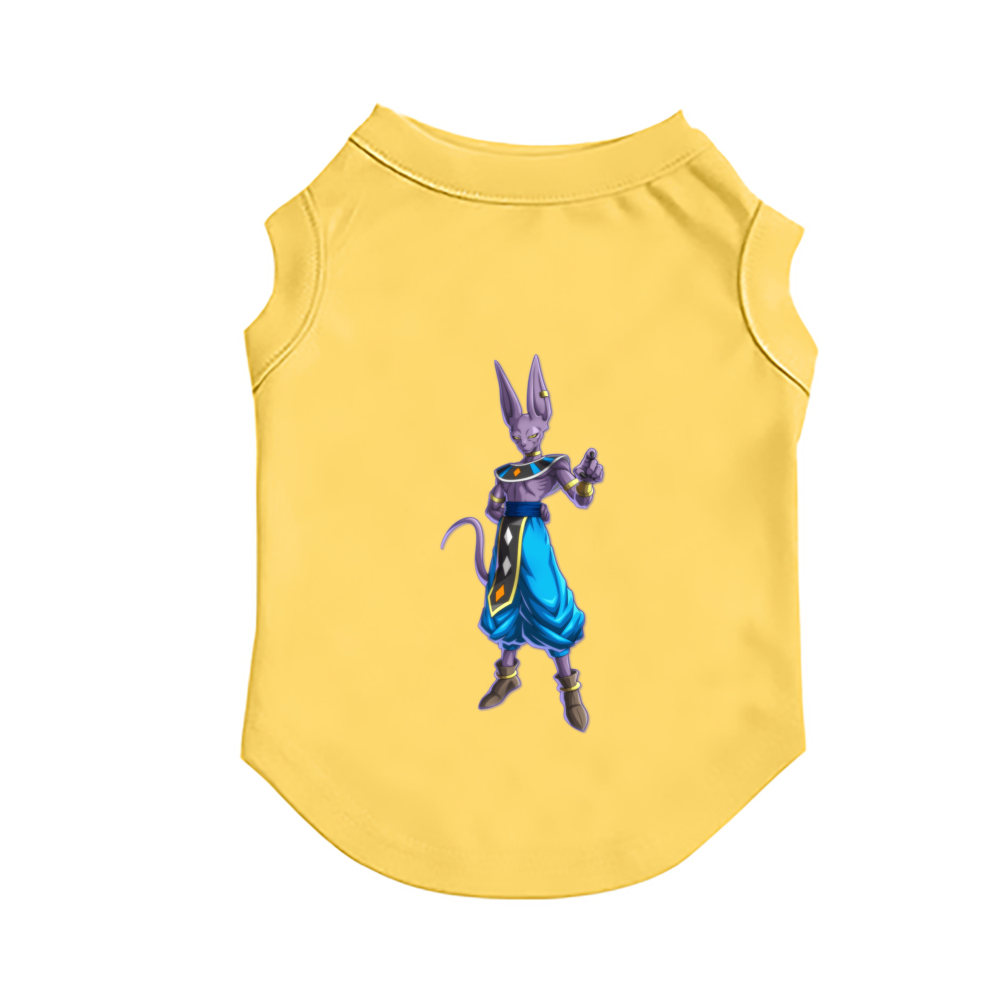 （画像用） ドラゴンボール ビルス 破壊神ビルス DRAGON BALL Beerus Birusu ペット用ベスト