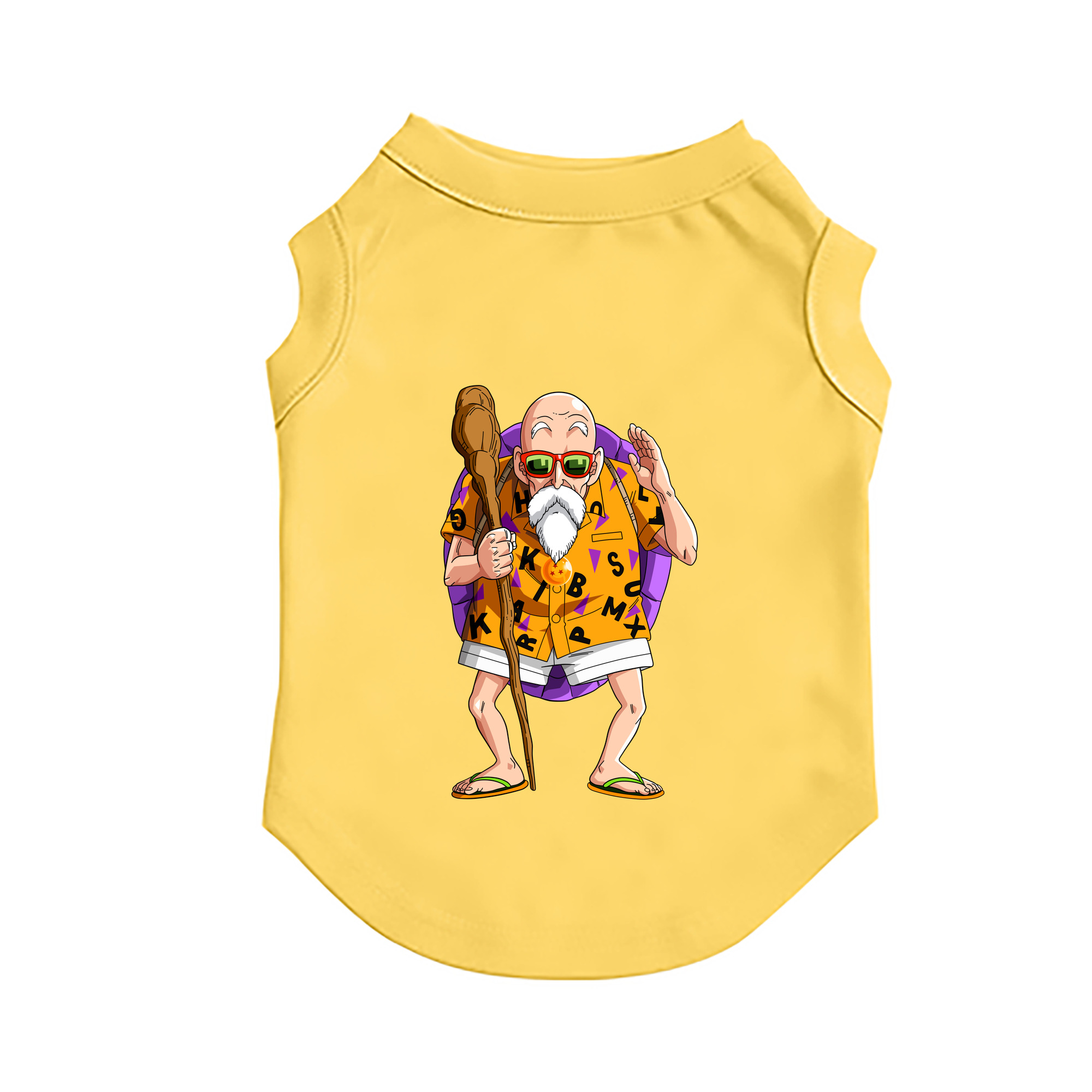 （画像用） ドラゴンボール 亀仙人（かめせんにん） DRAGON BALL Master Roshi Kame Sennin ペット用ベスト