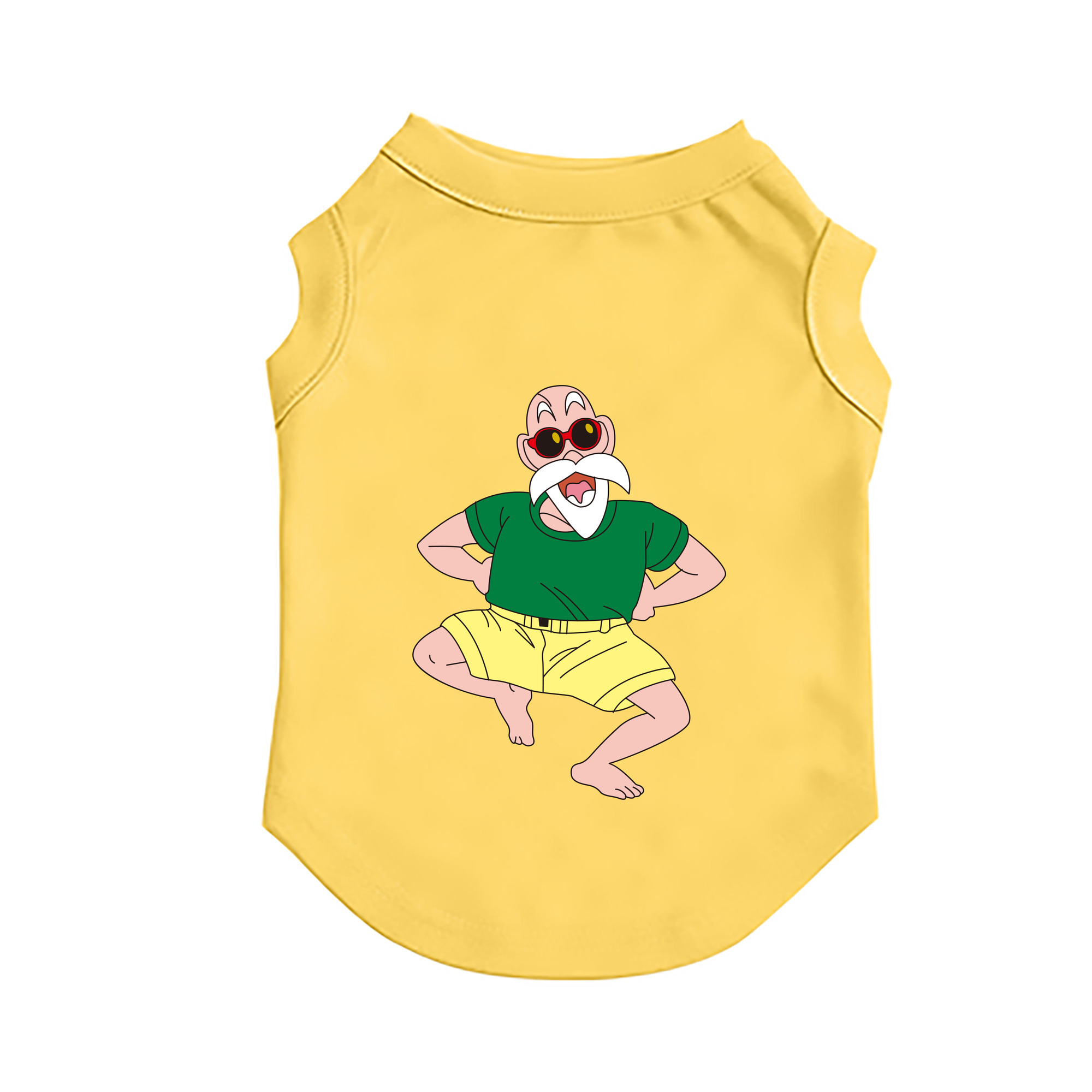 （画像用） ドラゴンボール 亀仙人（かめせんにん） DRAGON BALL Master Roshi Kame Sennin ペット用ベスト