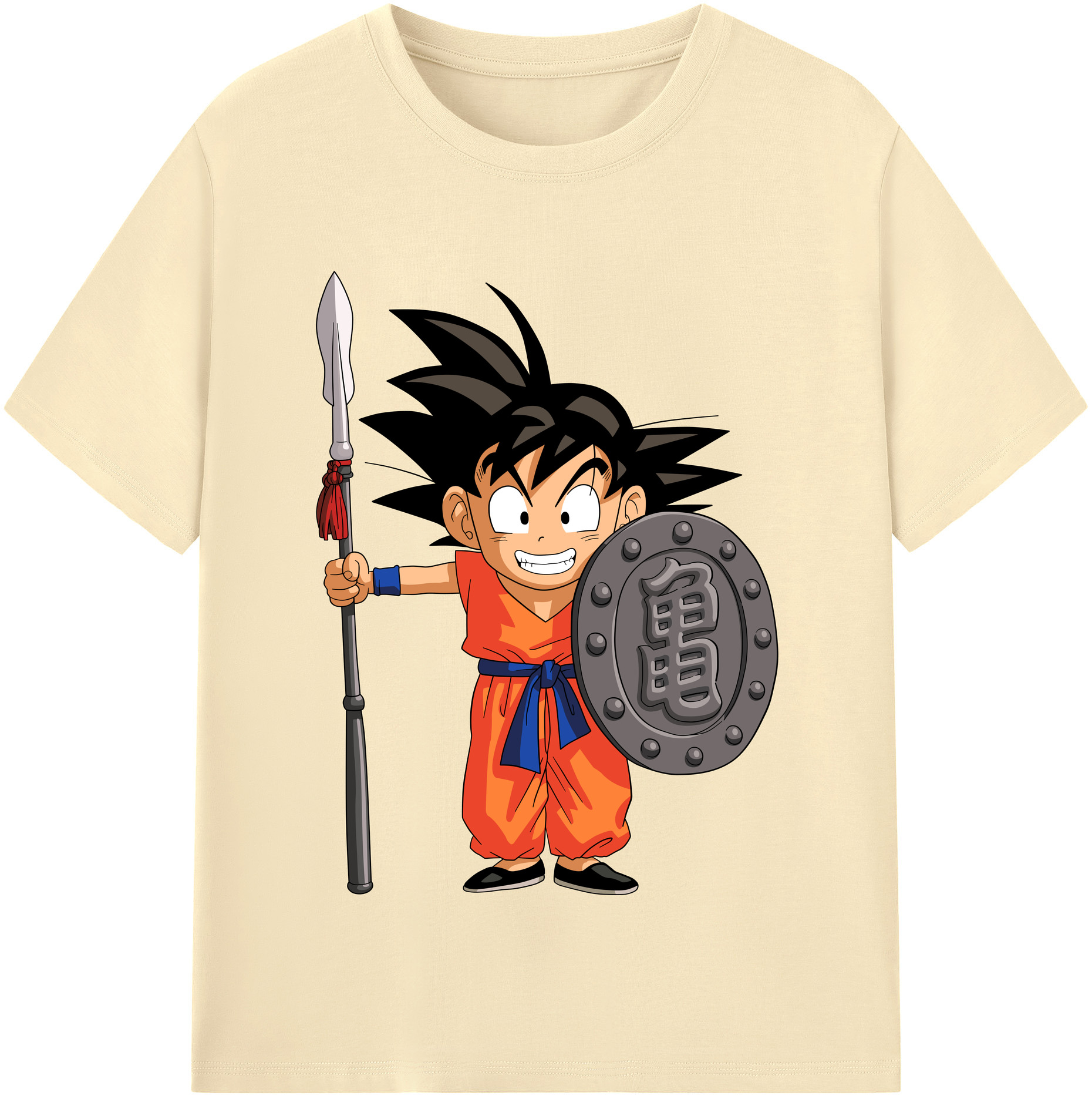 （画像用） ドラゴンボール 孫悟空（そん ごくう）Son Goku カカロット DRAGON BALL Kakarotto 綿100％半袖Tシャツ（フロントプリント）