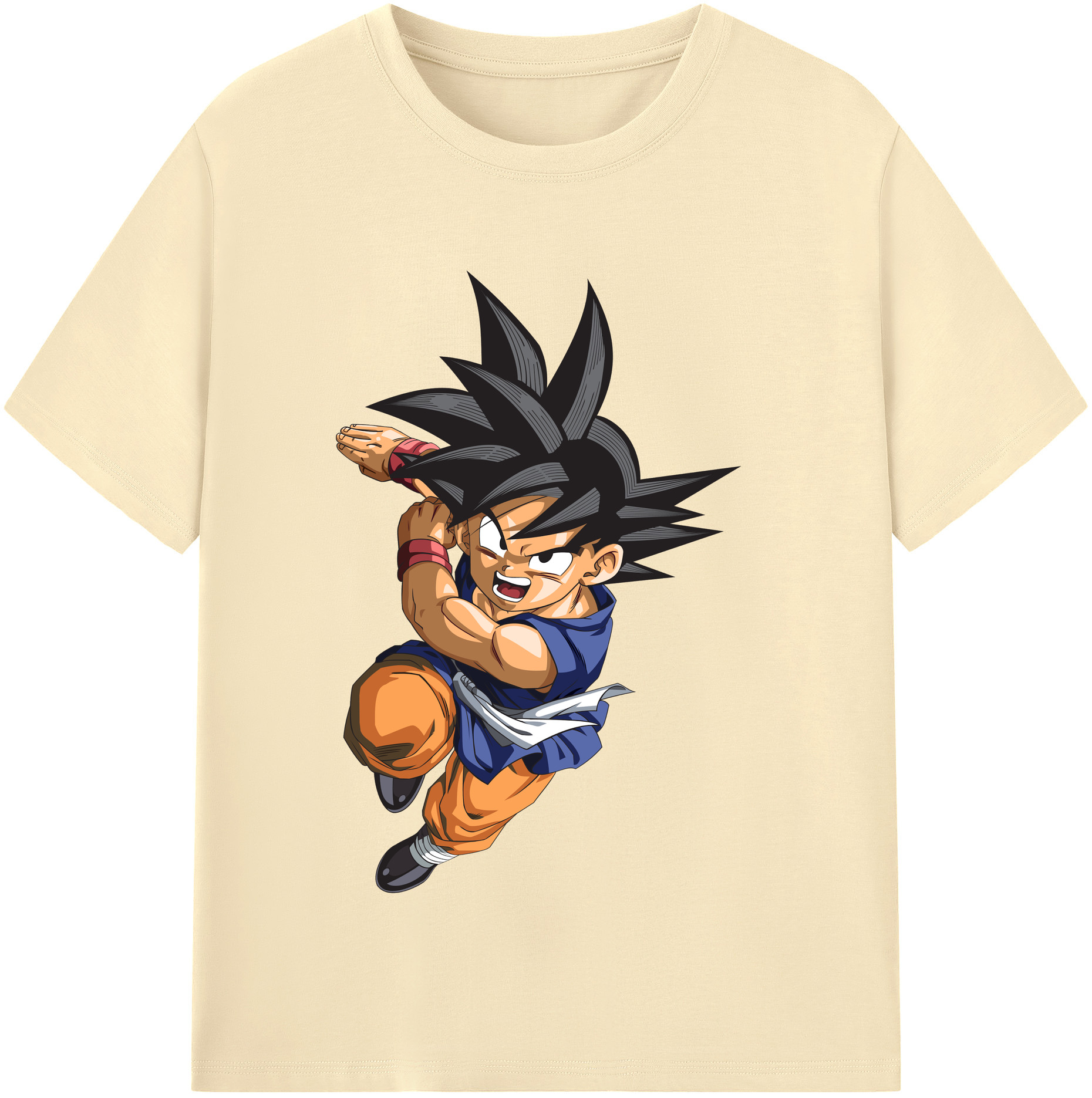 （画像用） ドラゴンボール 孫悟空（そん ごくう）Son Goku カカロット DRAGON BALL Kakarotto 綿100％半袖Tシャツ（フロントプリント）