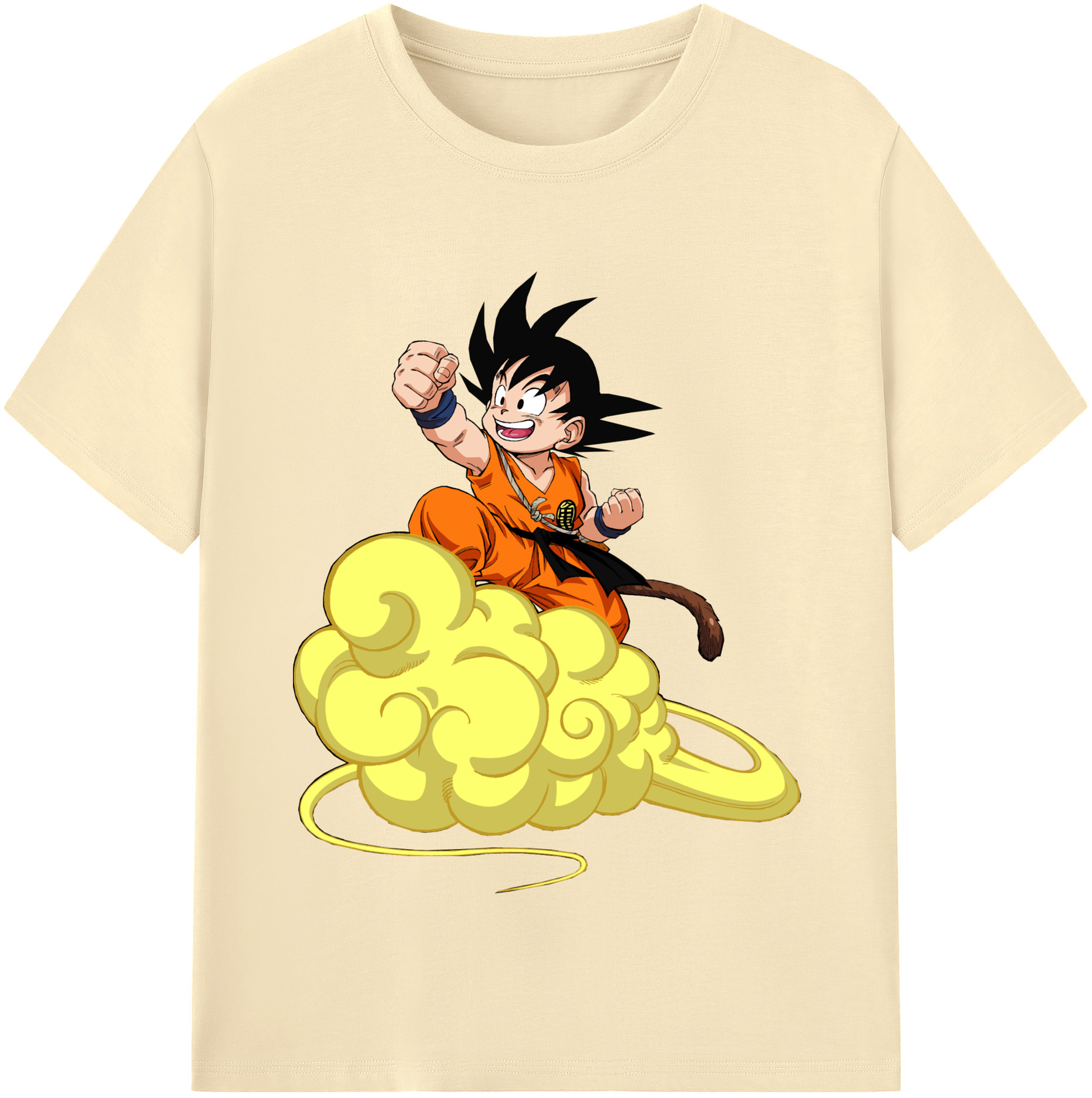 （画像用） ドラゴンボール 孫悟空（そん ごくう）Son Goku カカロット DRAGON BALL Kakarotto 綿100％半袖Tシャツ（フロントプリント）