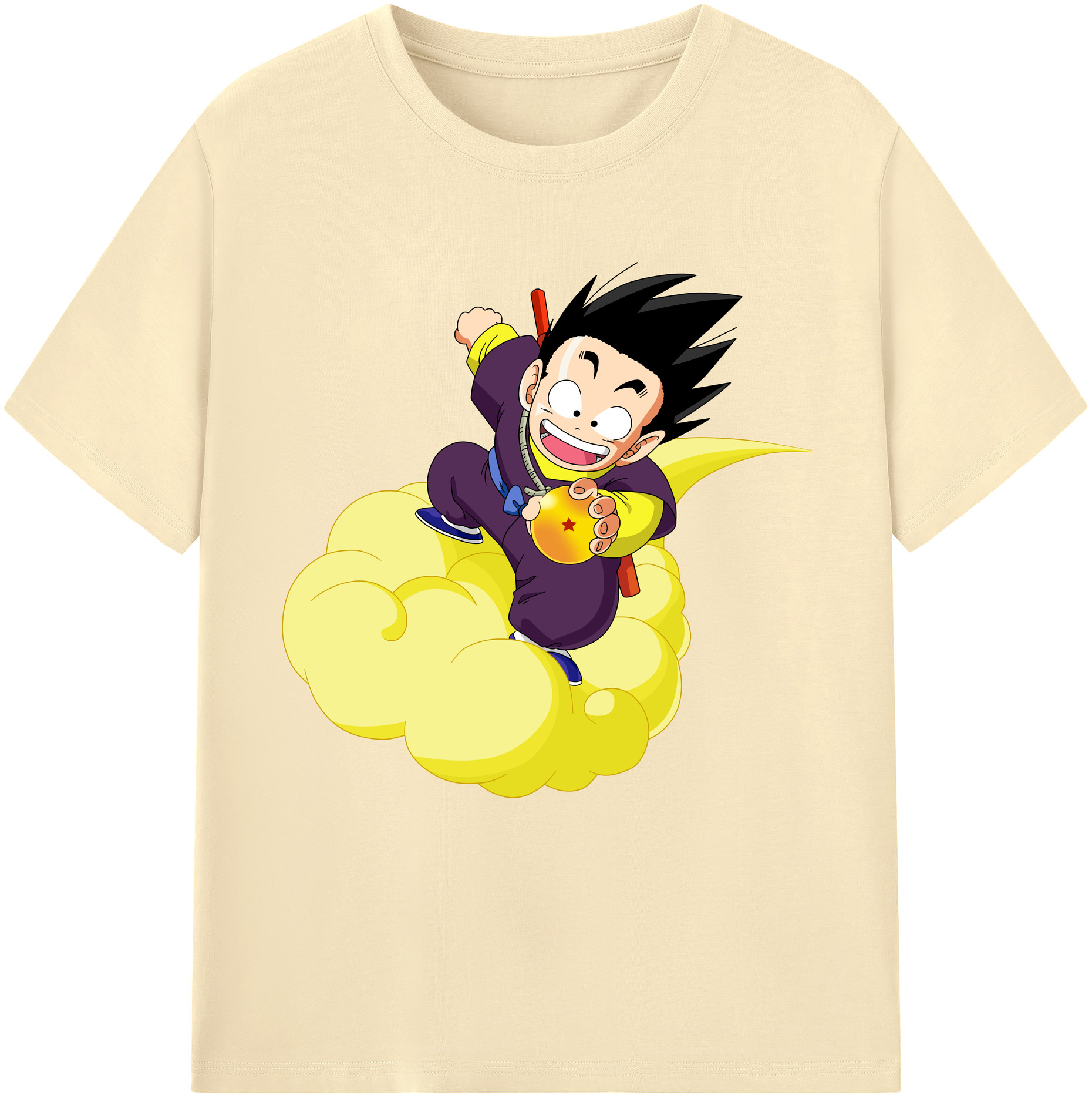 （画像用） ドラゴンボール 孫悟空（そん ごくう）Son Goku カカロット DRAGON BALL Kakarotto 綿100％半袖Tシャツ（フロントプリント）