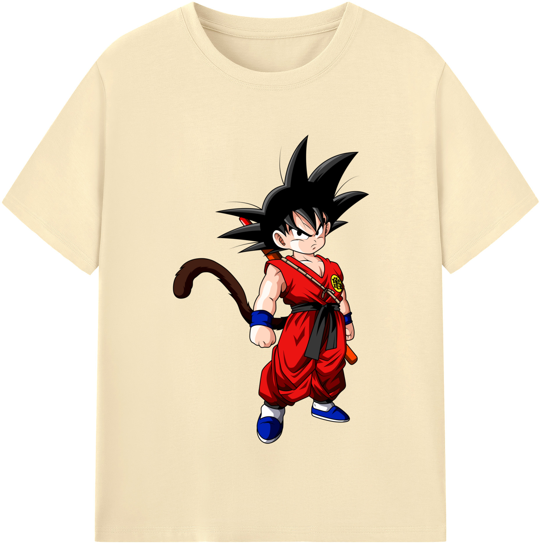 （画像用） ドラゴンボール 孫悟空（そん ごくう）Son Goku カカロット DRAGON BALL Kakarotto 綿100％半袖Tシャツ（フロントプリント）