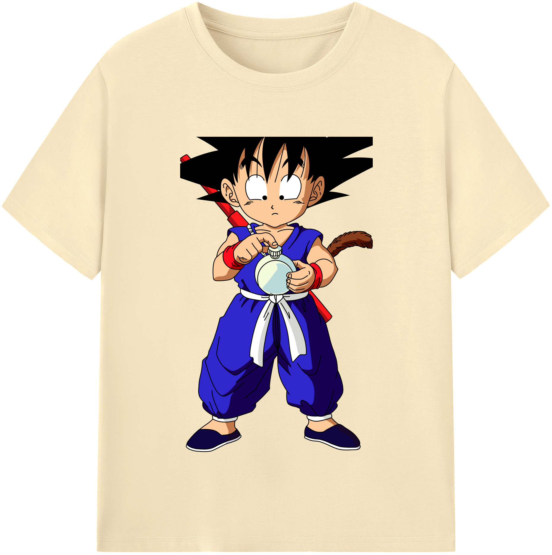 （画像用） ドラゴンボール 孫悟空（そん ごくう）Son Goku カカロット DRAGON BALL Kakarotto 綿100％半袖Tシャツ（フロントプリント）