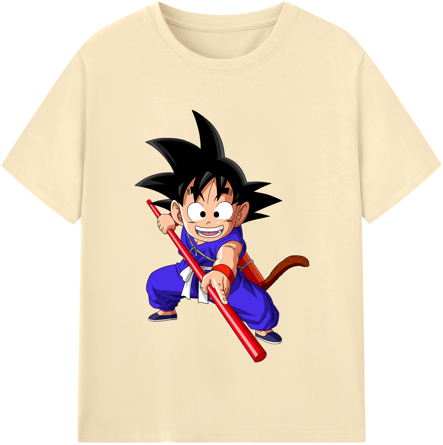 （画像用） ドラゴンボール 孫悟空（そん ごくう）Son Goku カカロット DRAGON BALL Kakarotto 綿100％半袖Tシャツ（フロントプリント）