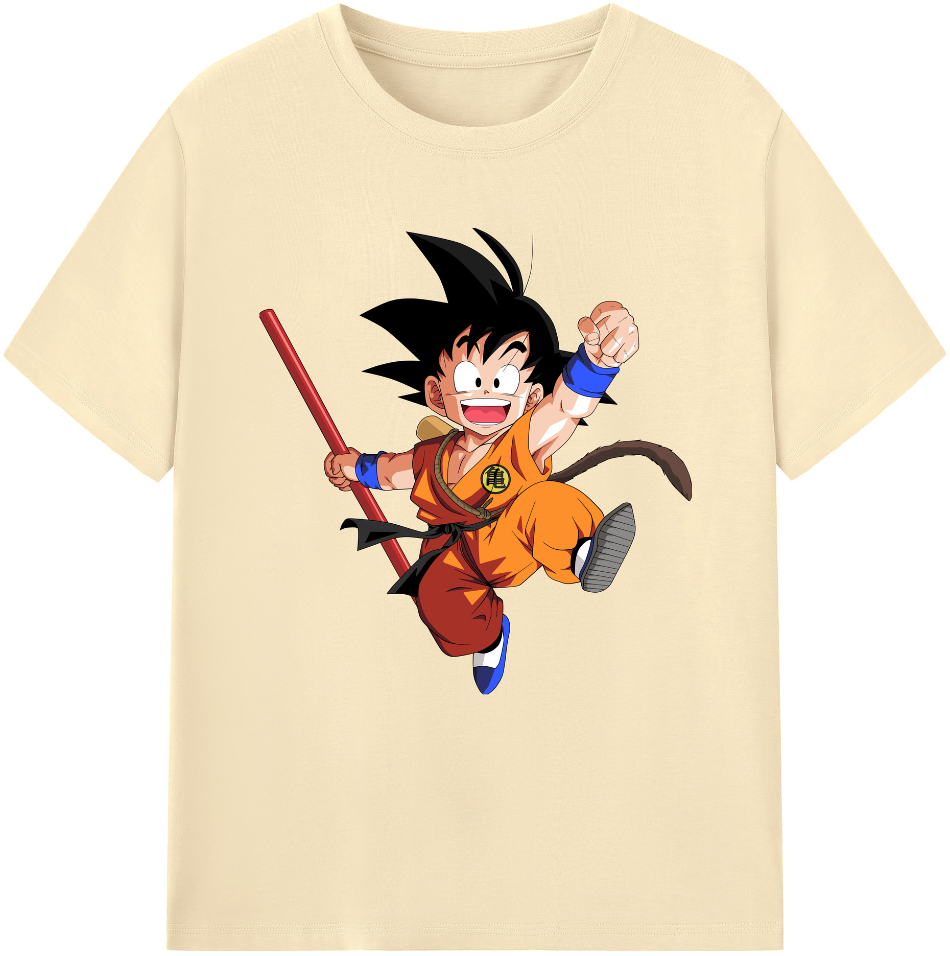 （画像用） ドラゴンボール 孫悟空（そん ごくう）Son Goku カカロット DRAGON BALL Kakarotto 綿100％半袖Tシャツ（フロントプリント）