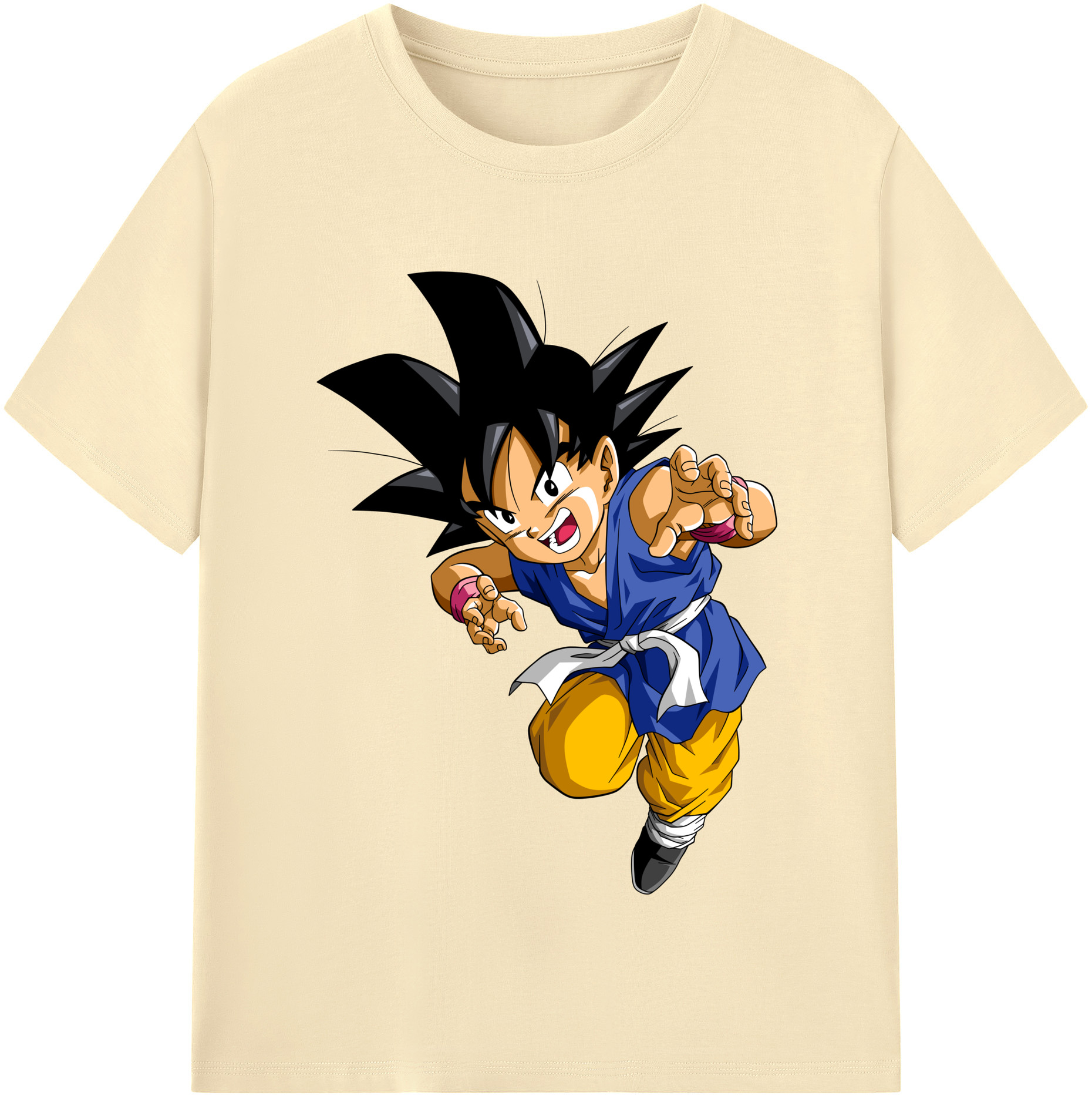 （画像用） ドラゴンボール 孫悟空（そん ごくう）Son Goku カカロット DRAGON BALL Kakarotto 綿100％半袖Tシャツ（フロントプリント）