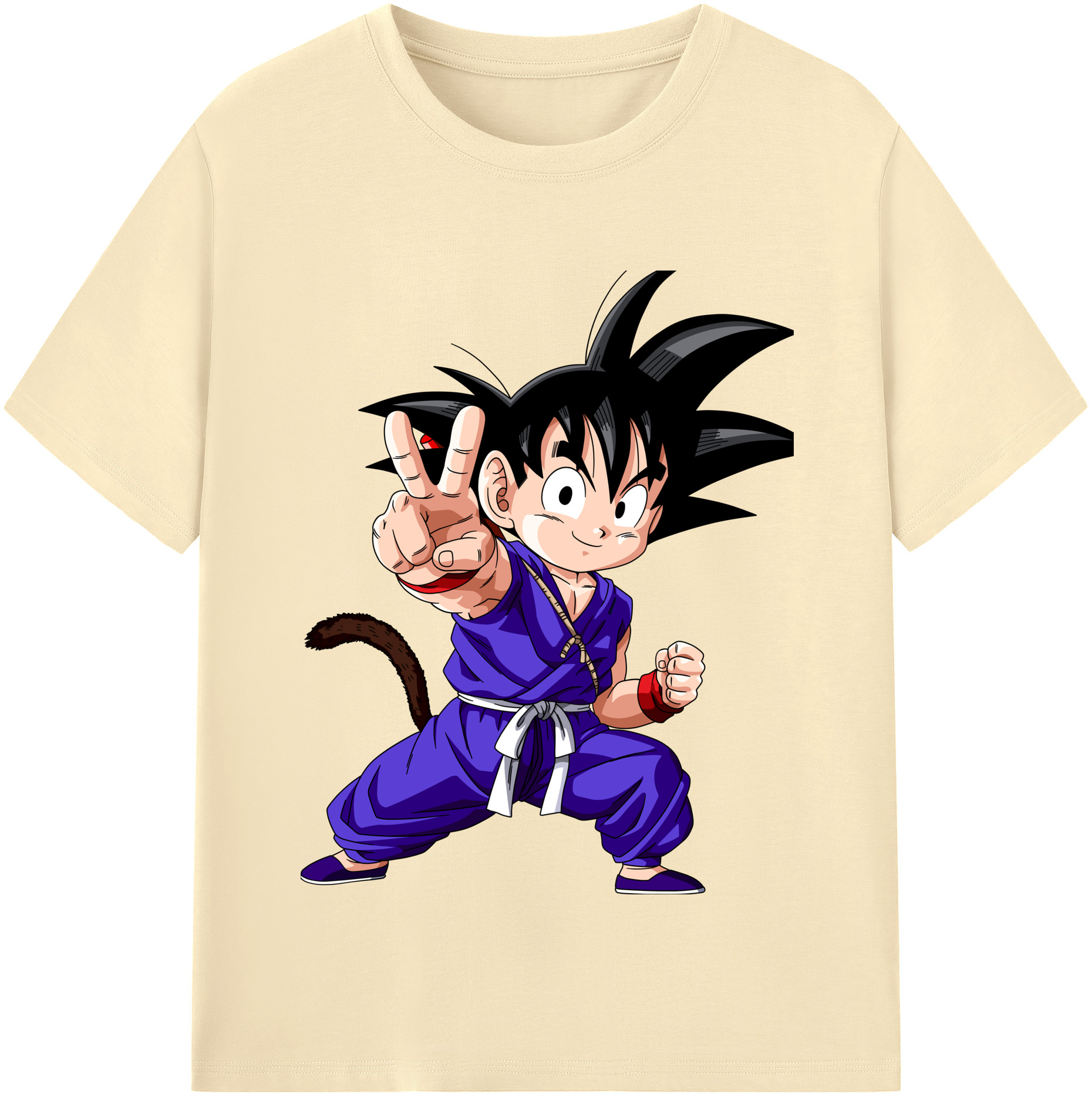 （画像用） ドラゴンボール 孫悟空（そん ごくう）Son Goku カカロット DRAGON BALL Kakarotto 綿100％半袖Tシャツ（フロントプリント）