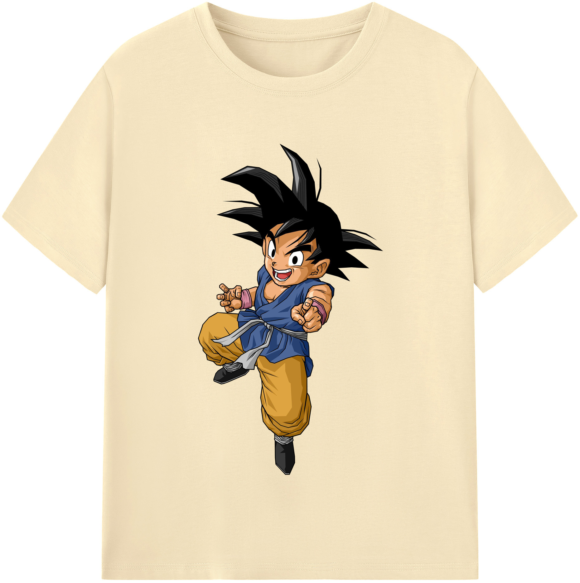 （画像用） ドラゴンボール 孫悟空（そん ごくう）Son Goku カカロット DRAGON BALL Kakarotto 綿100％半袖Tシャツ（フロントプリント）