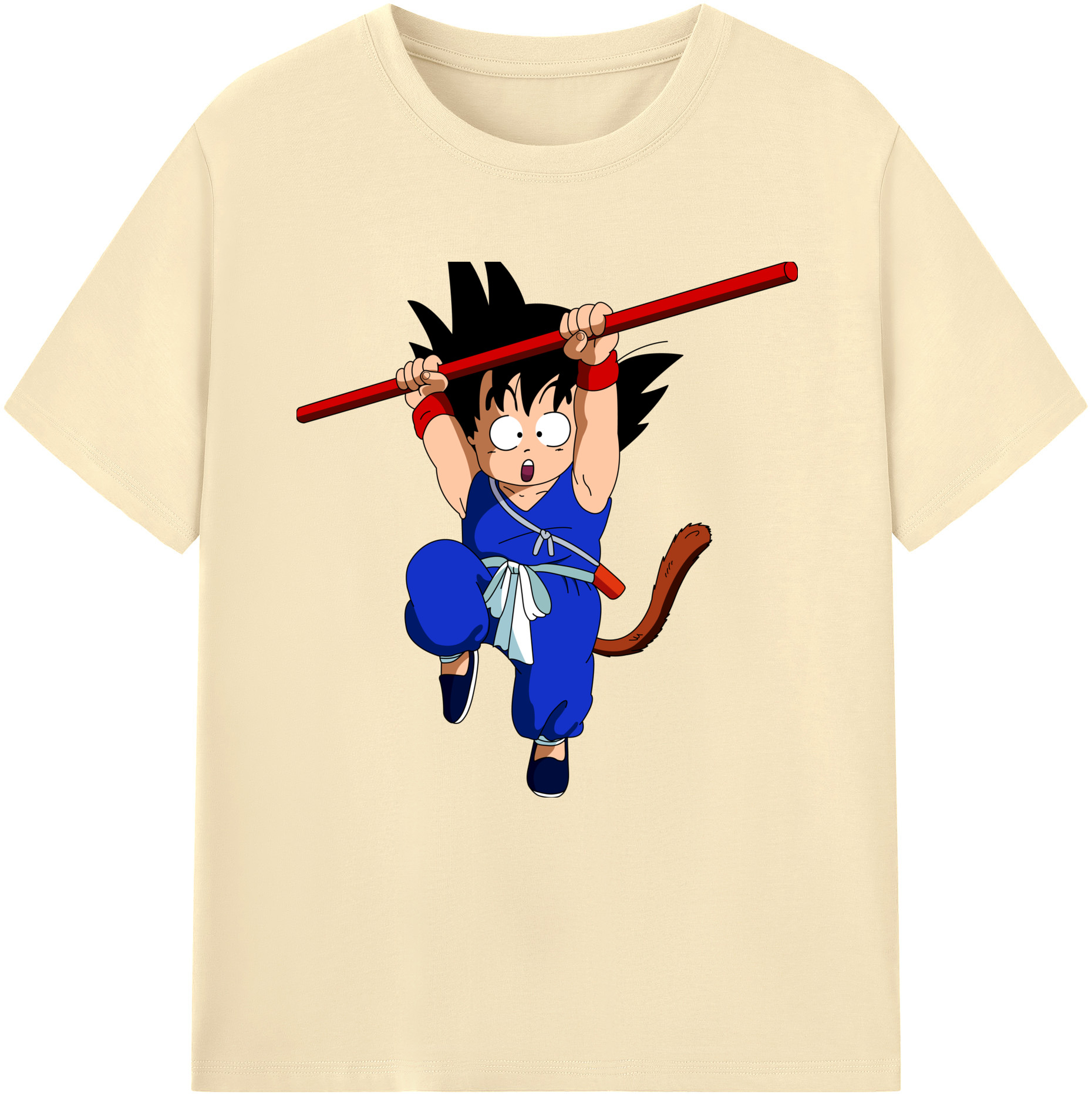 （画像用） ドラゴンボール 孫悟空（そん ごくう）Son Goku カカロット DRAGON BALL Kakarotto 綿100％半袖Tシャツ（フロントプリント）
