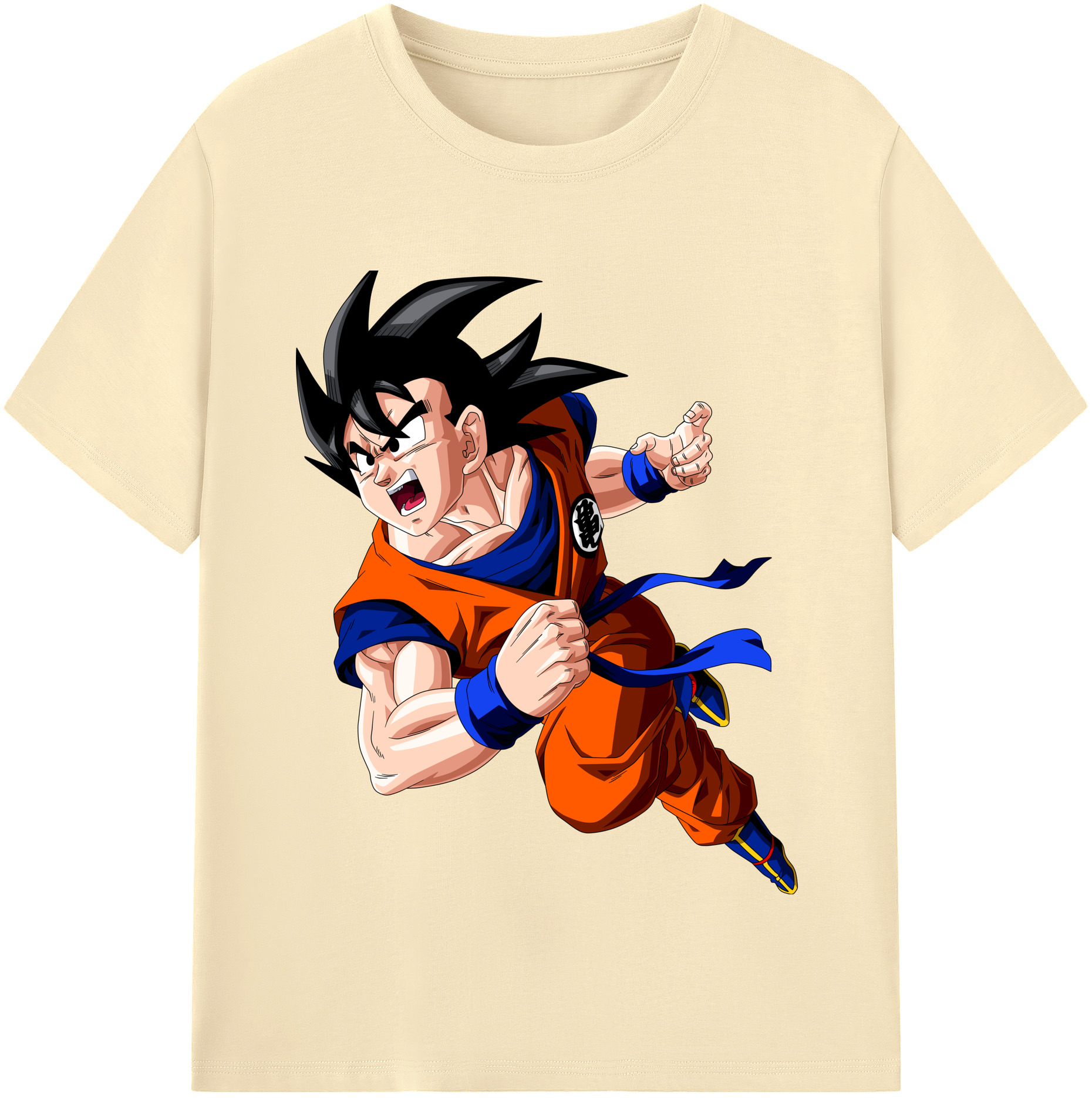 （画像用） ドラゴンボール 孫悟空（そん ごくう）Son Goku カカロット DRAGON BALL Kakarotto 綿100％半袖Tシャツ（フロントプリント）