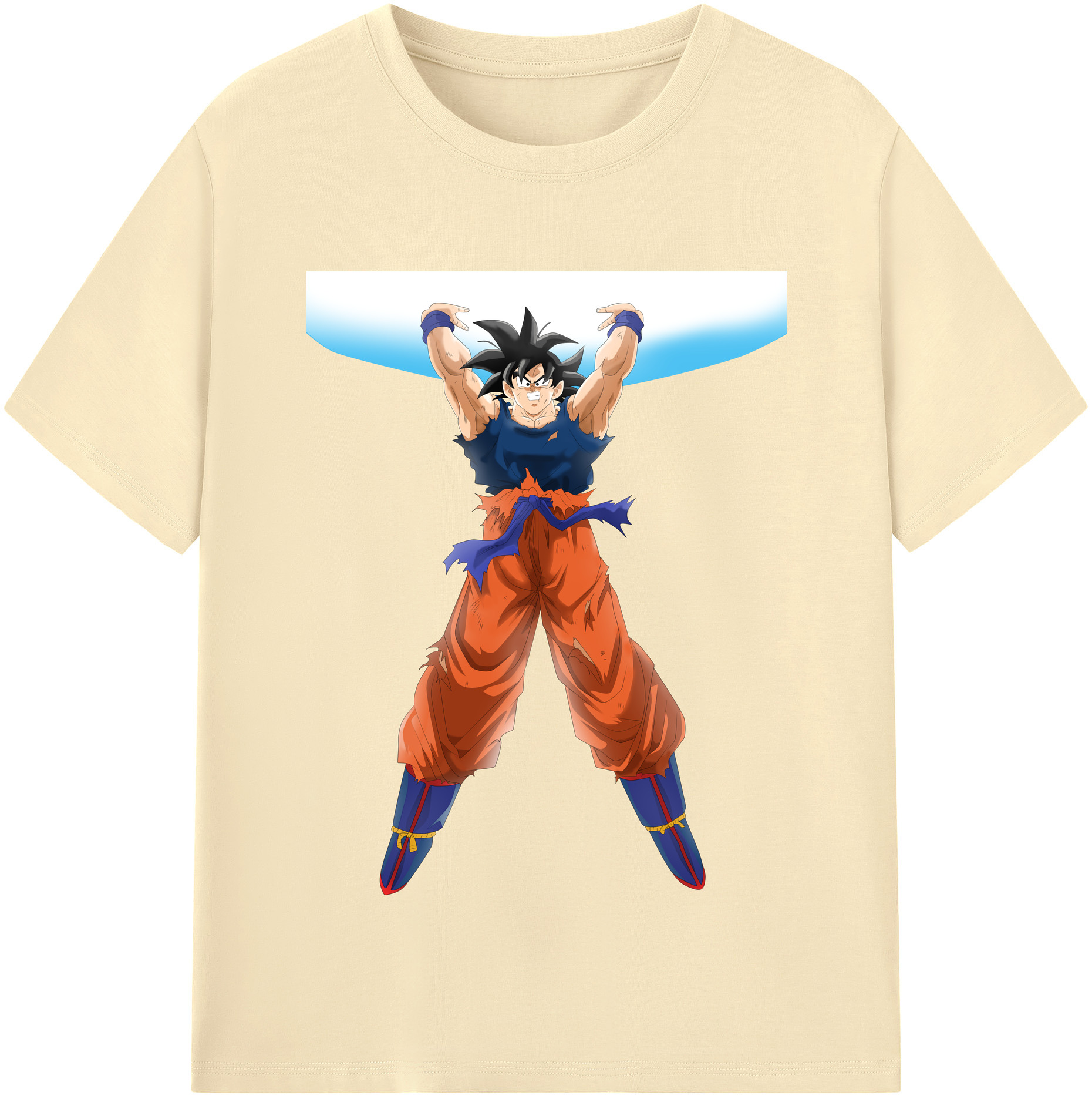 （画像用） ドラゴンボール 孫悟空（そん ごくう）Son Goku カカロット DRAGON BALL Kakarotto 綿100％半袖Tシャツ（フロントプリント）