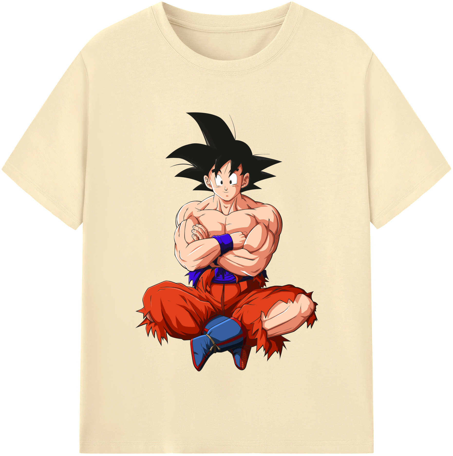 （画像用） ドラゴンボール 孫悟空（そん ごくう）Son Goku カカロット DRAGON BALL Kakarotto 綿100％半袖Tシャツ（フロントプリント）