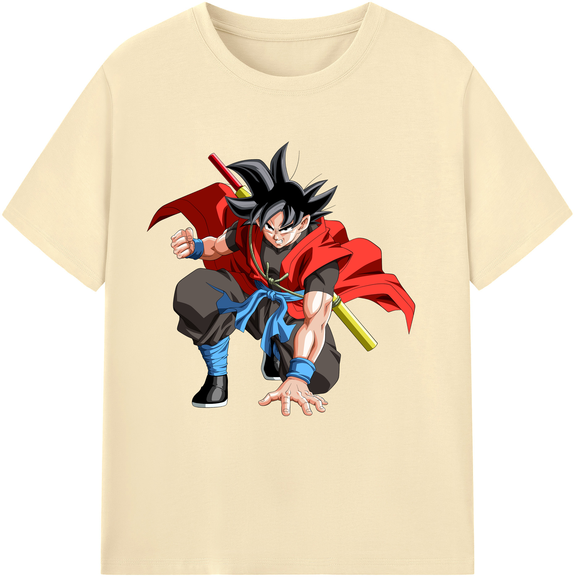 （画像用） ドラゴンボール 孫悟空（そん ごくう）Son Goku カカロット DRAGON BALL Kakarotto 綿100％半袖Tシャツ（フロントプリント）