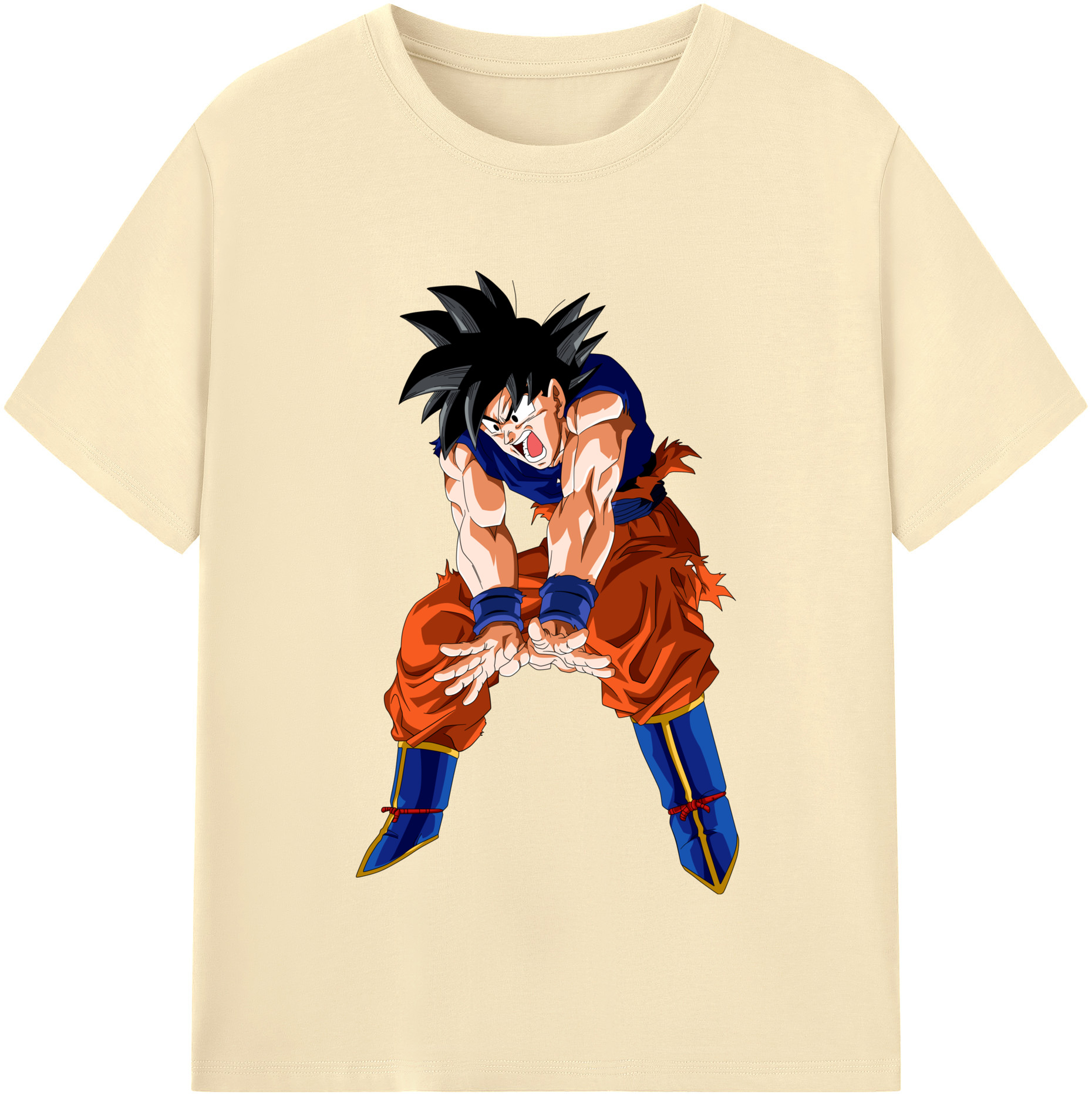 （画像用） ドラゴンボール 孫悟空（そん ごくう）Son Goku カカロット DRAGON BALL Kakarotto 綿100％半袖Tシャツ（フロントプリント）