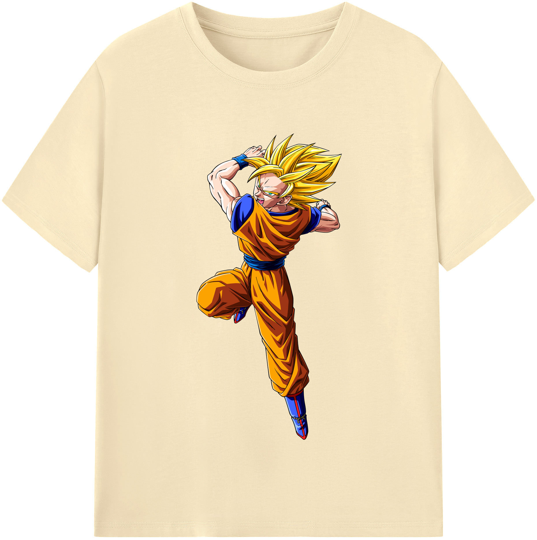 （画像用） ドラゴンボール 孫悟空（そん ごくう）Son Goku カカロット DRAGON BALL Kakarotto 綿100％半袖Tシャツ（フロントプリント）