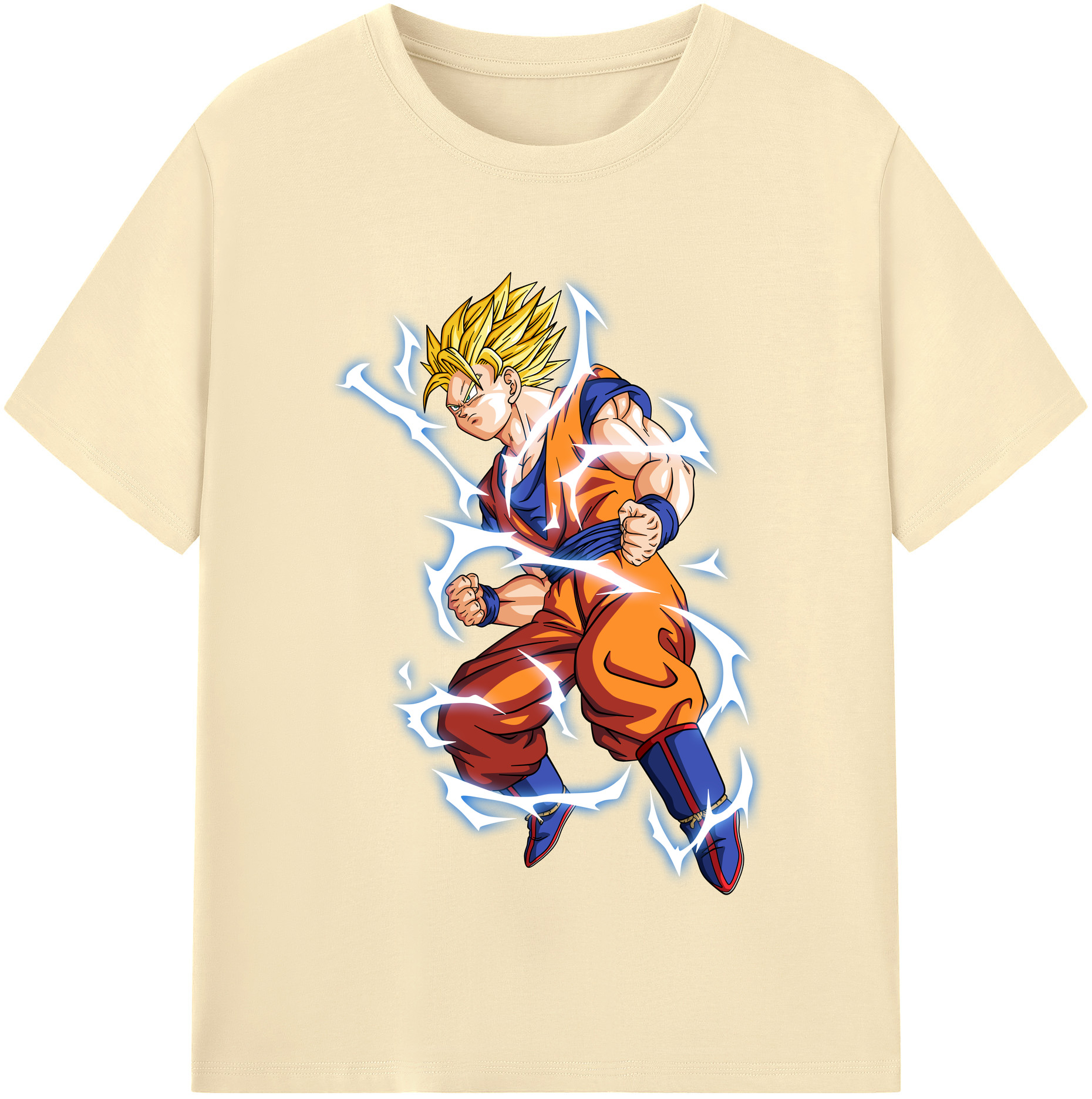 （画像用） ドラゴンボール 孫悟空（そん ごくう）Son Goku カカロット DRAGON BALL Kakarotto 綿100％半袖Tシャツ（フロントプリント）