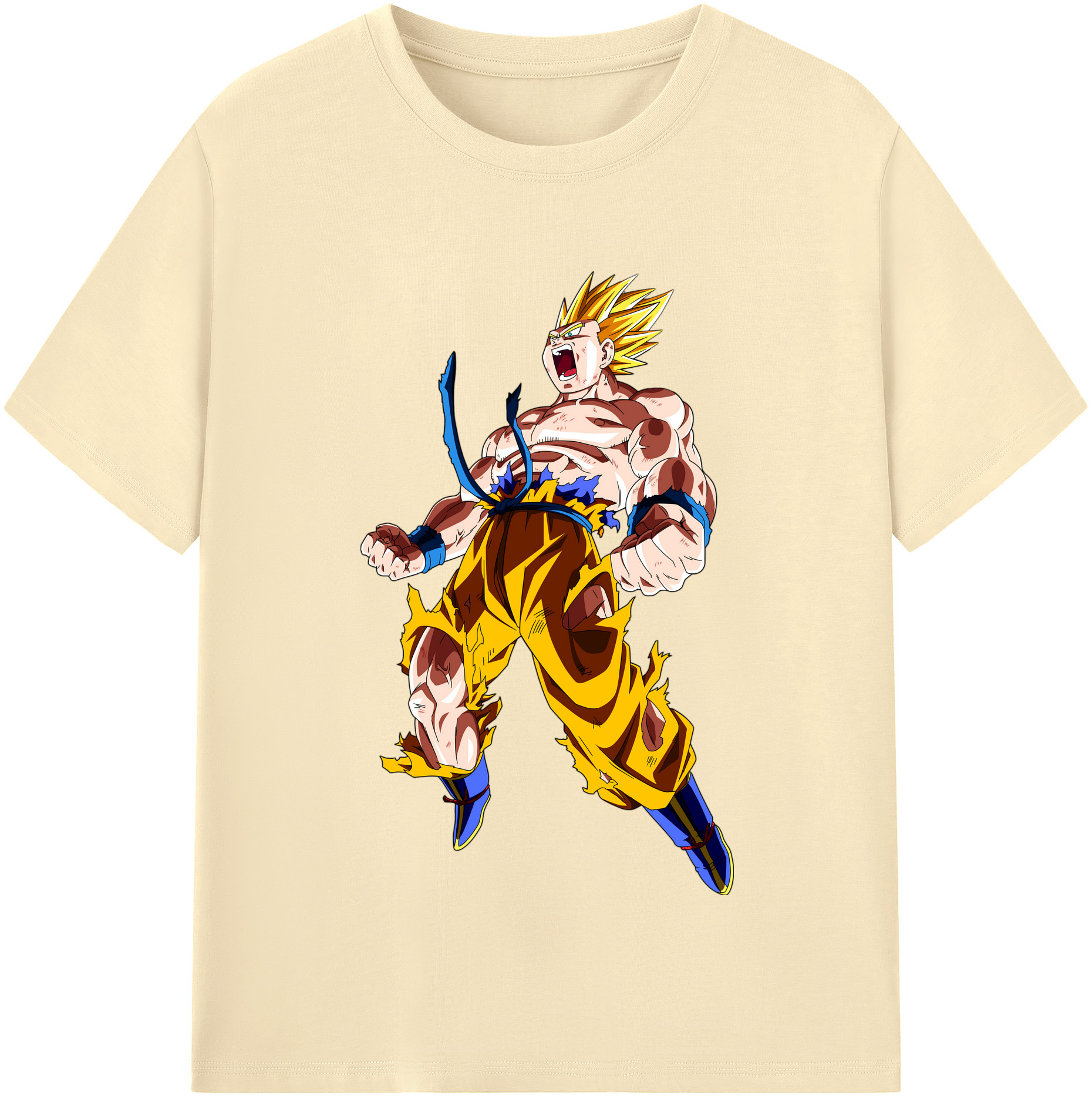 （画像用） ドラゴンボール 孫悟空（そん ごくう）Son Goku カカロット DRAGON BALL Kakarotto 綿100％半袖Tシャツ（フロントプリント）