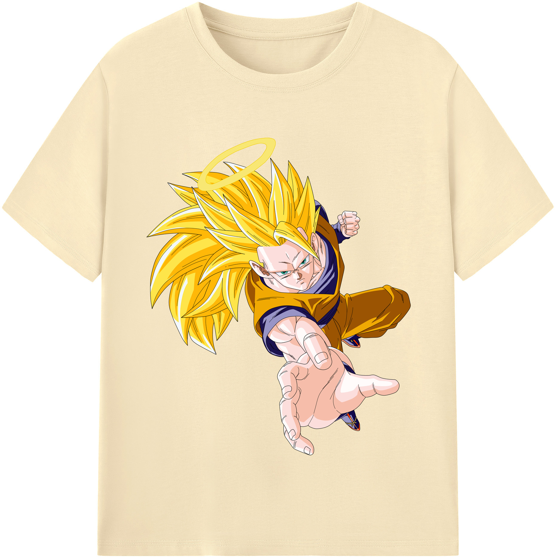 （画像用） ドラゴンボール 孫悟空（そん ごくう）Son Goku カカロット DRAGON BALL Kakarotto 綿100％半袖Tシャツ（フロントプリント）