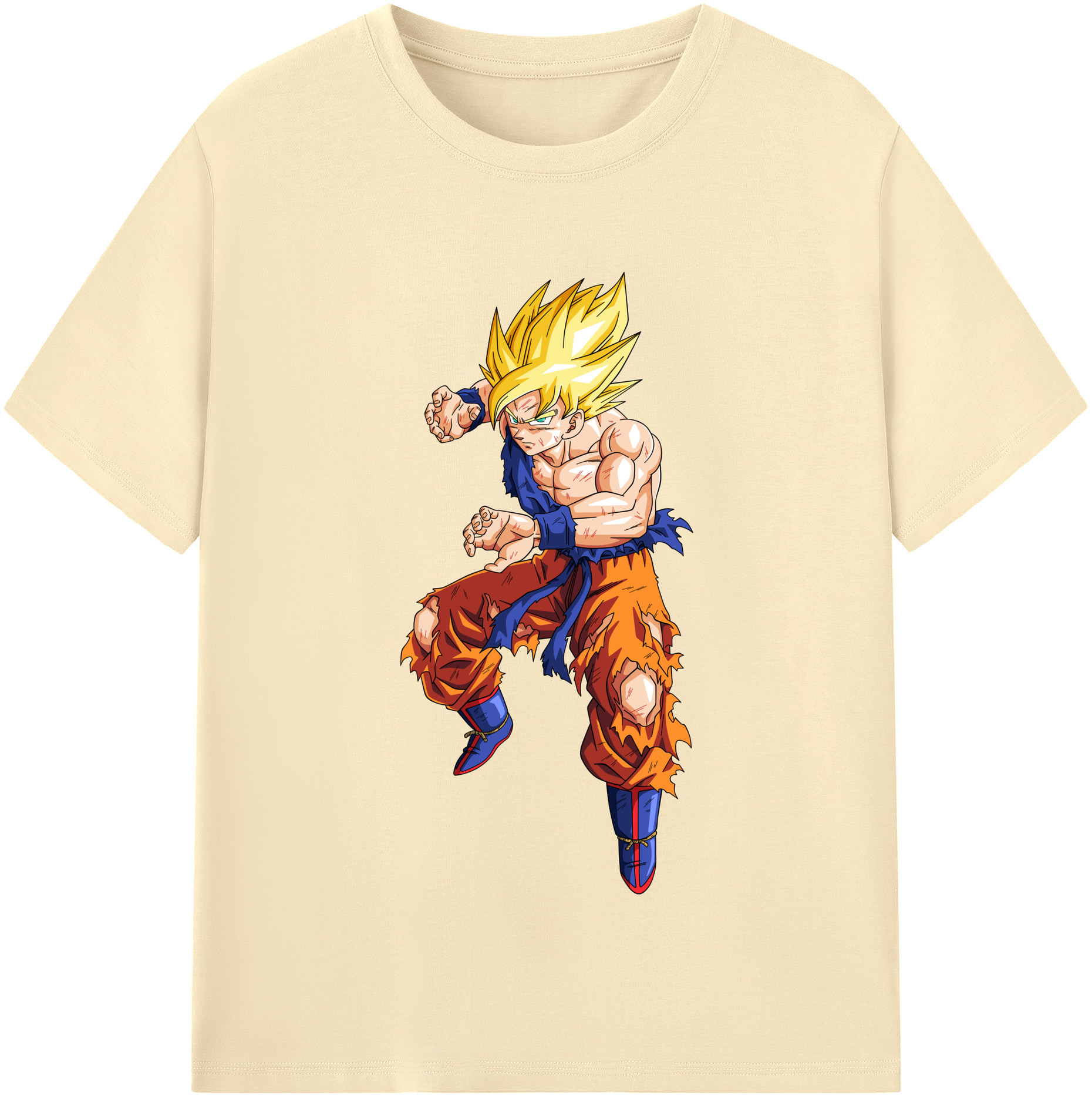 （画像用） ドラゴンボール 孫悟空（そん ごくう）Son Goku カカロット DRAGON BALL Kakarotto 綿100％半袖Tシャツ（フロントプリント）