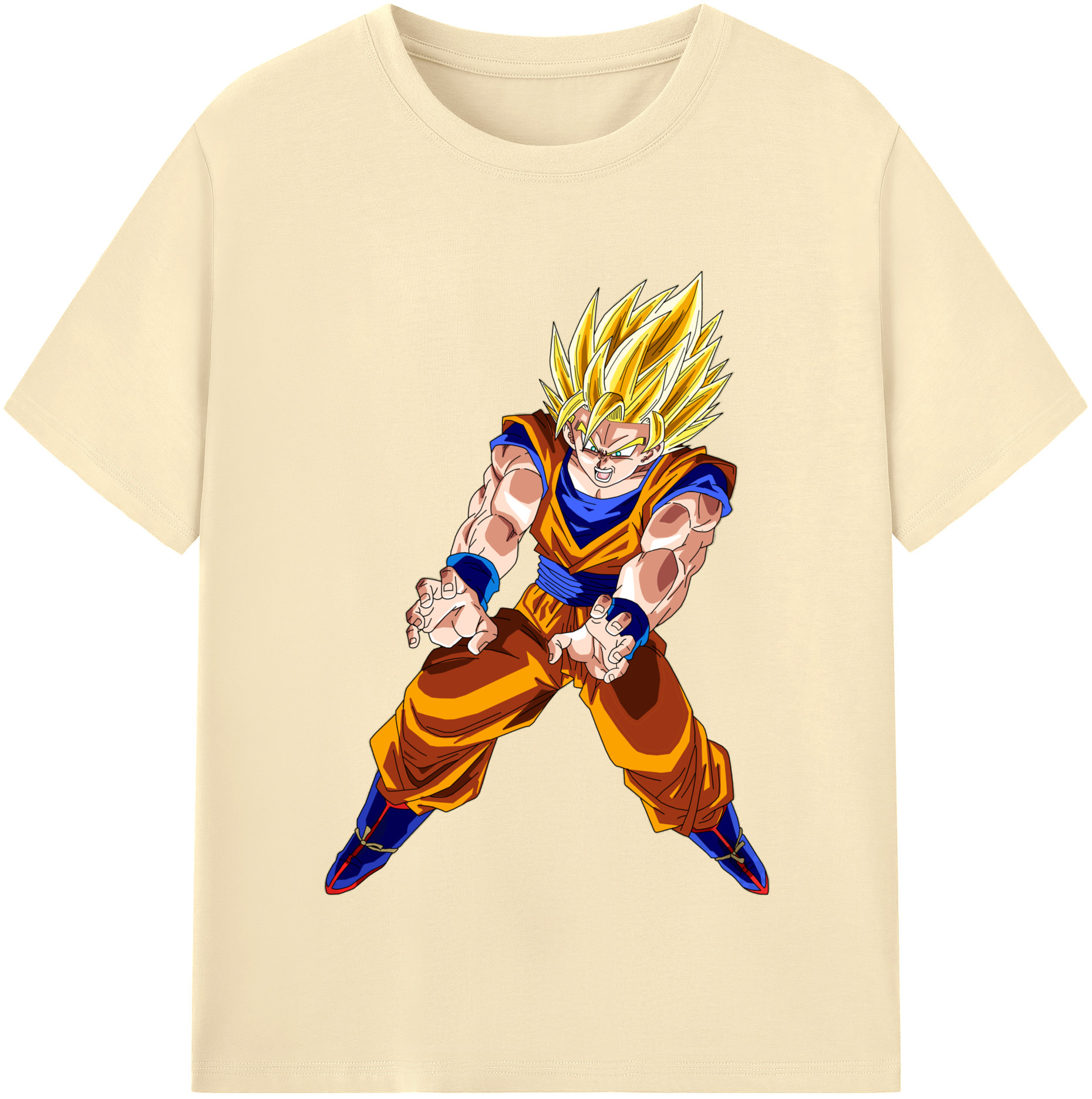 （画像用） ドラゴンボール 孫悟空（そん ごくう）Son Goku カカロット DRAGON BALL Kakarotto 綿100％半袖Tシャツ（フロントプリント）
