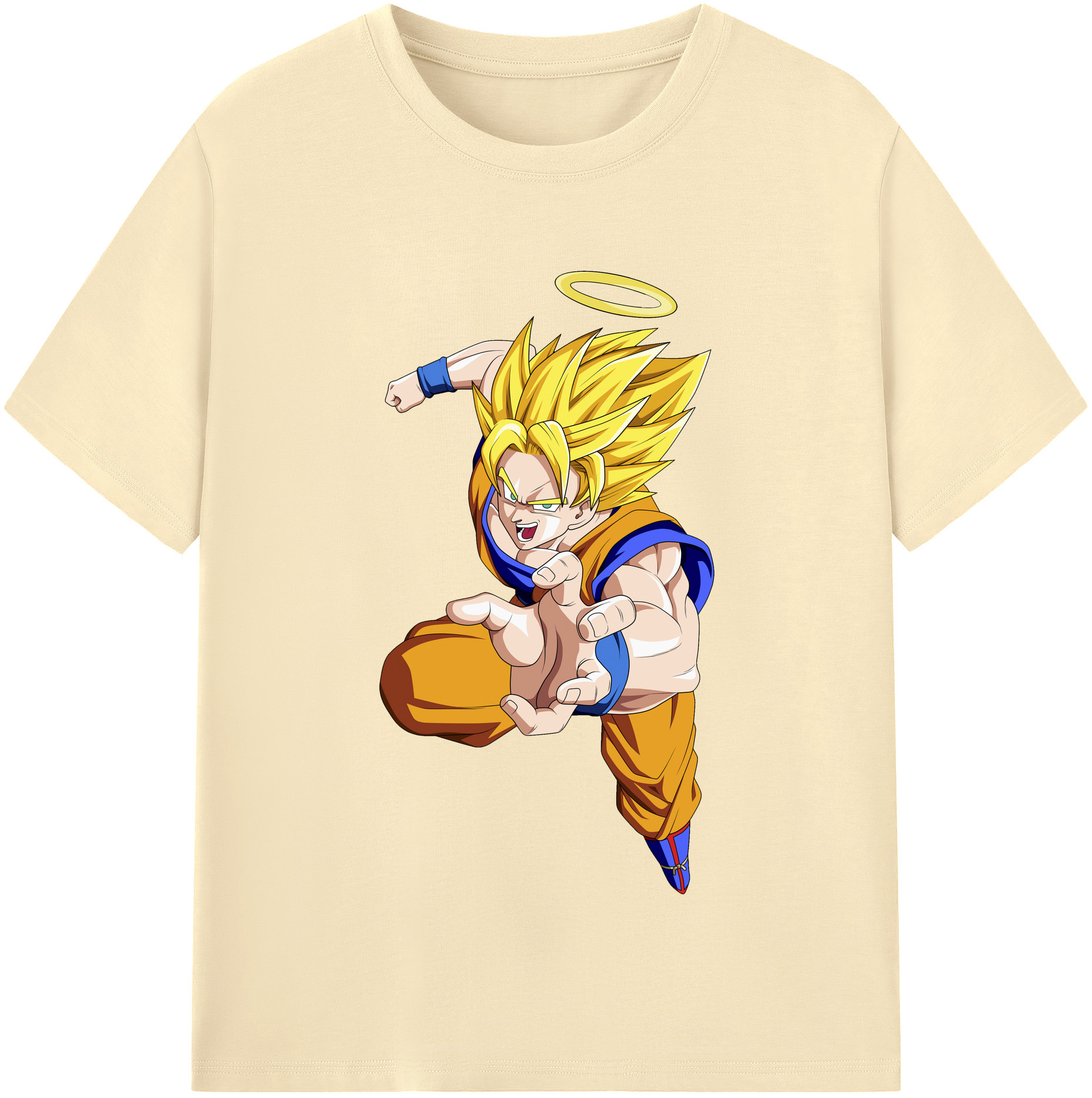 （画像用） ドラゴンボール 孫悟空（そん ごくう）Son Goku カカロット DRAGON BALL Kakarotto 綿100％半袖Tシャツ（フロントプリント）