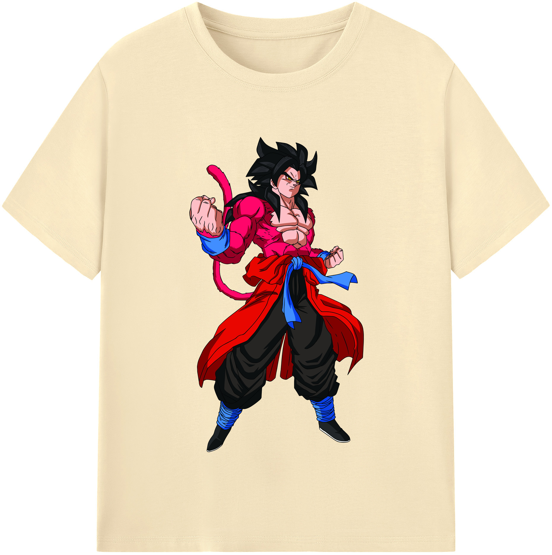 （画像用） ドラゴンボール 孫悟空（そん ごくう）Son Goku カカロット DRAGON BALL Kakarotto 綿100％半袖Tシャツ（フロントプリント）