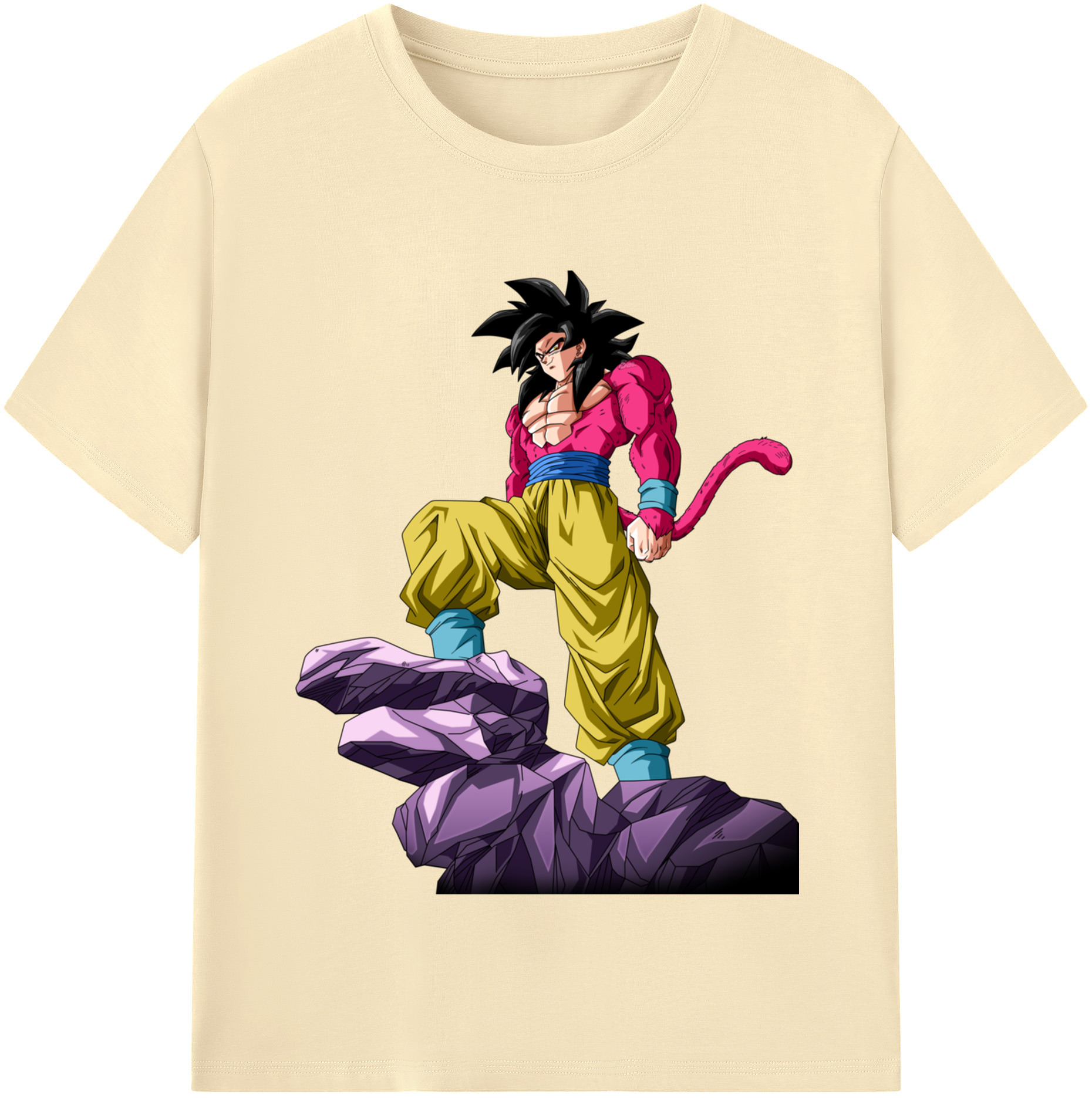 （画像用） ドラゴンボール 孫悟空（そん ごくう）Son Goku カカロット DRAGON BALL Kakarotto 綿100％半袖Tシャツ（フロントプリント）