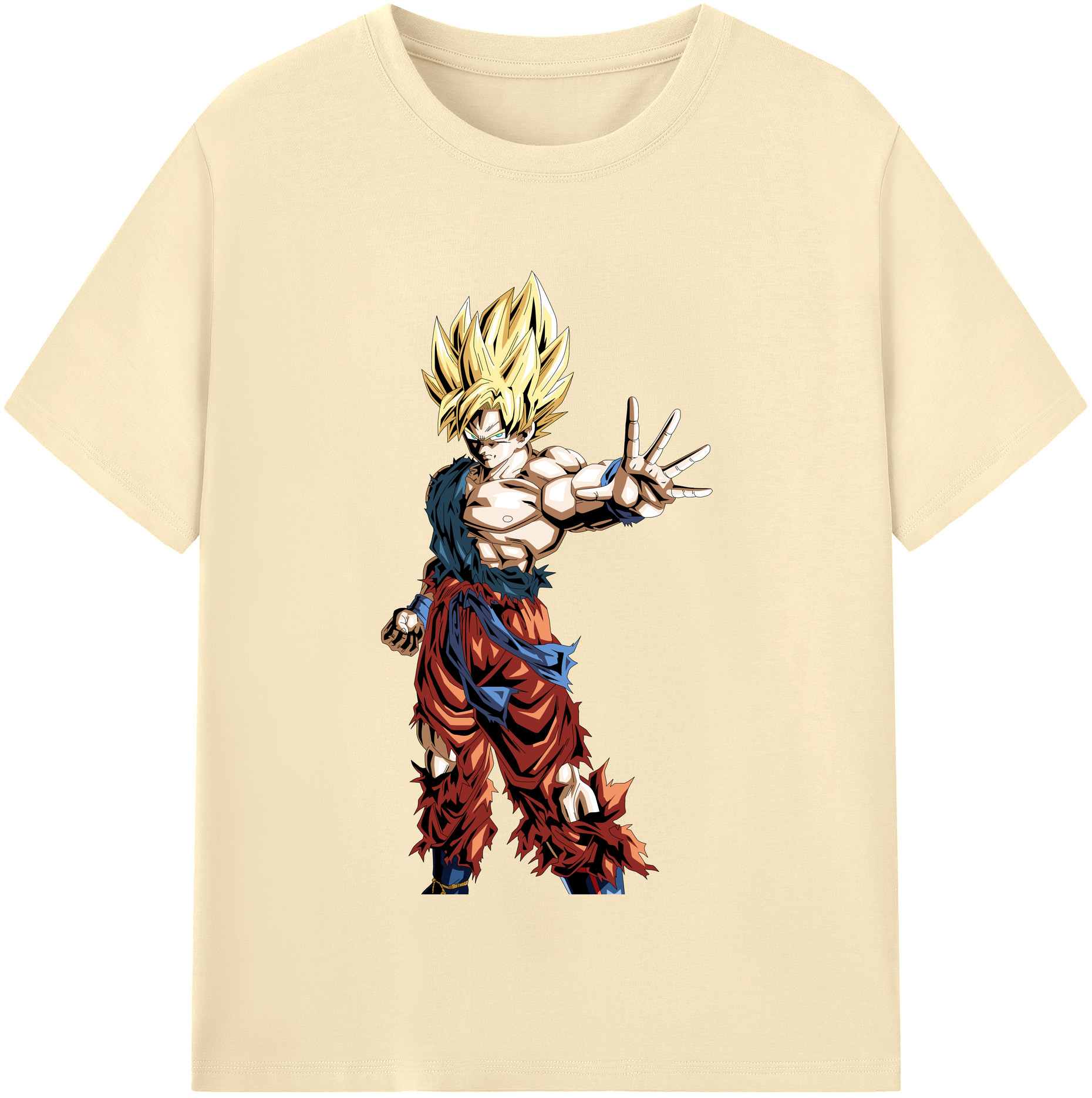 （画像用） ドラゴンボール 孫悟空（そん ごくう）Son Goku カカロット DRAGON BALL Kakarotto 綿100％半袖Tシャツ（フロントプリント）