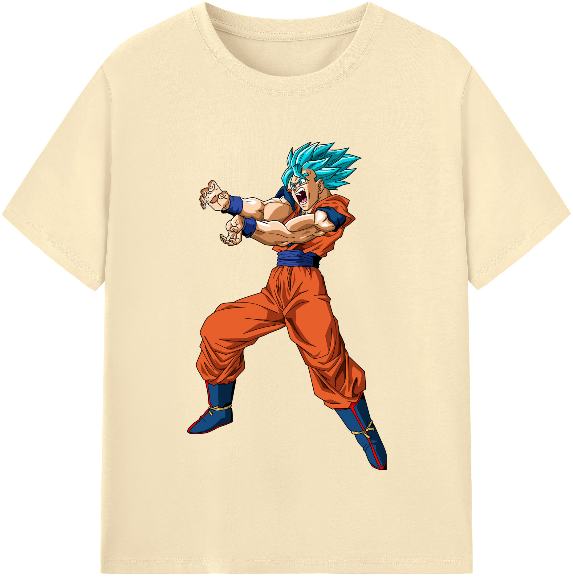 （画像用） ドラゴンボール 孫悟空（そん ごくう）Son Goku カカロット DRAGON BALL Kakarotto 綿100％半袖Tシャツ（フロントプリント）