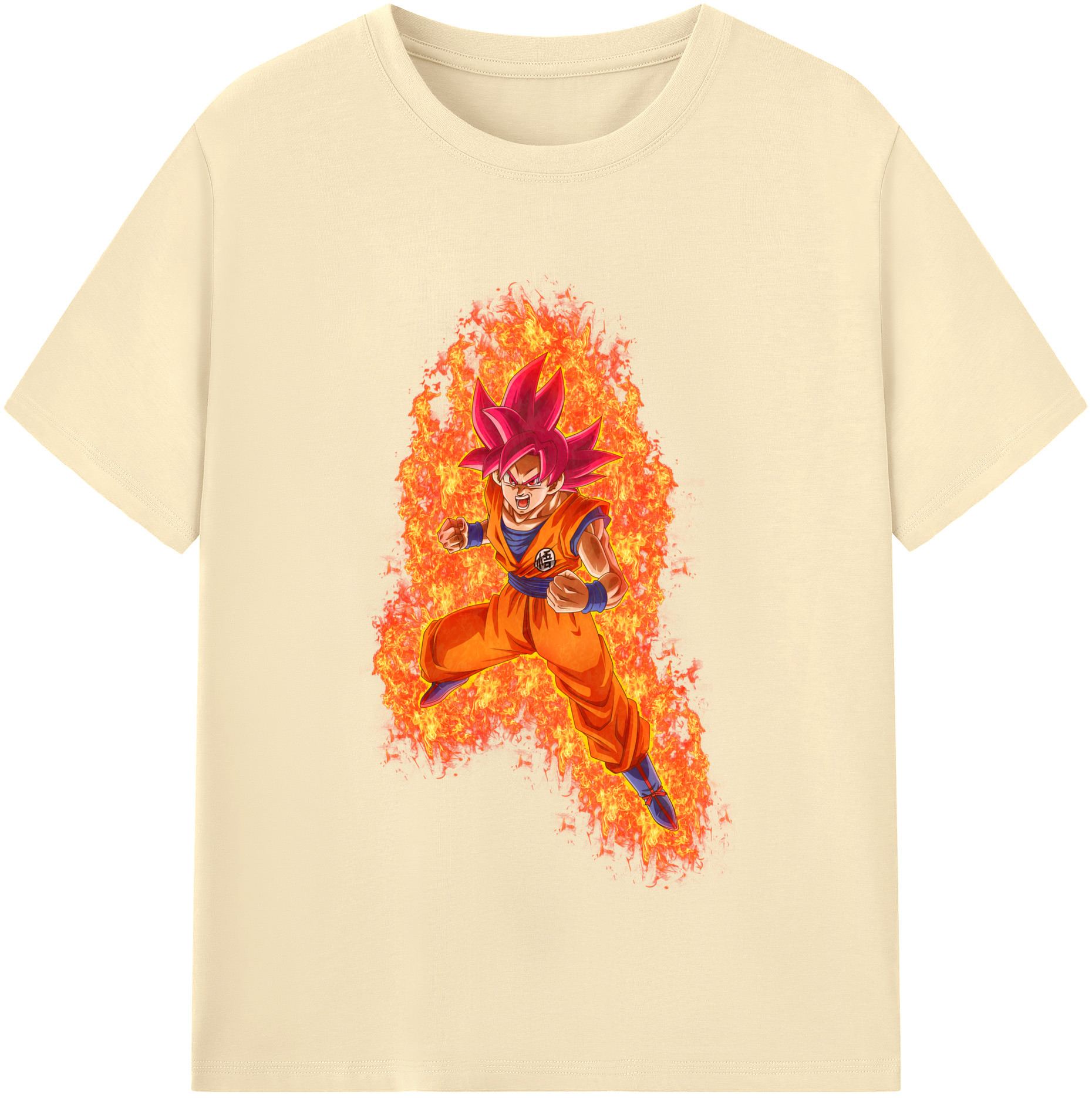 （画像用） ドラゴンボール 孫悟空（そん ごくう）Son Goku カカロット DRAGON BALL Kakarotto 綿100％半袖Tシャツ（フロントプリント）