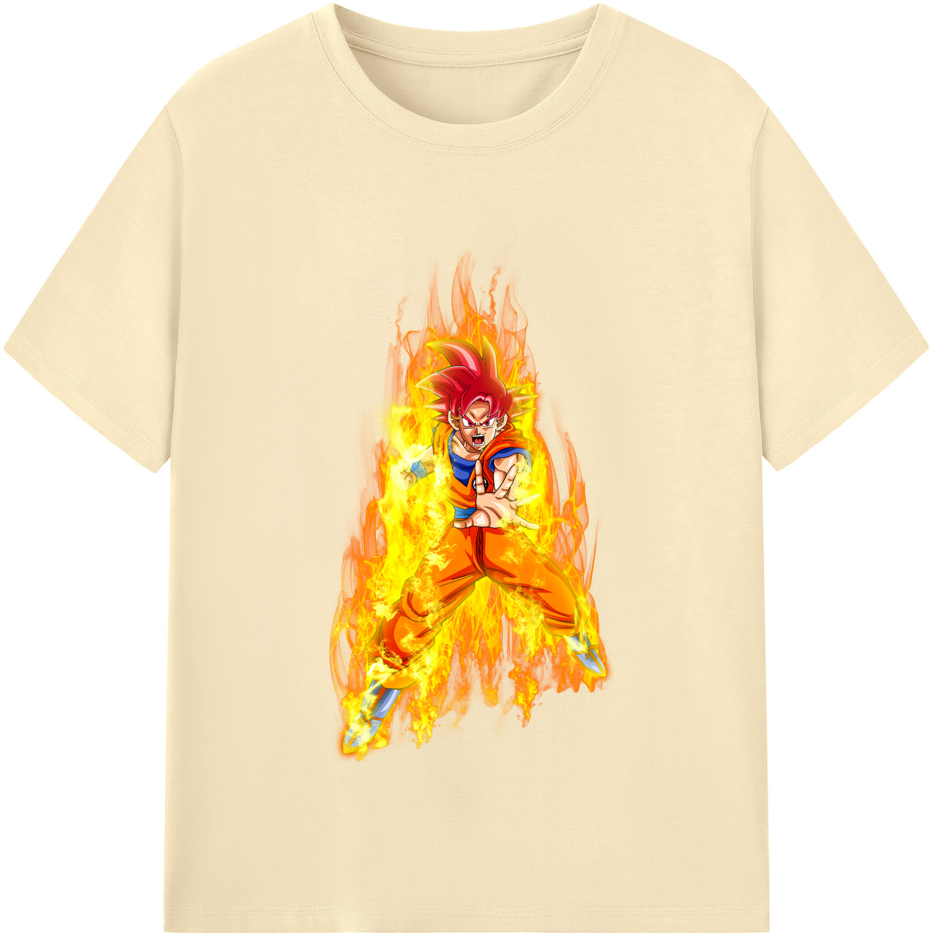 （画像用） ドラゴンボール 孫悟空（そん ごくう）Son Goku カカロット DRAGON BALL Kakarotto 綿100％半袖Tシャツ（フロントプリント）
