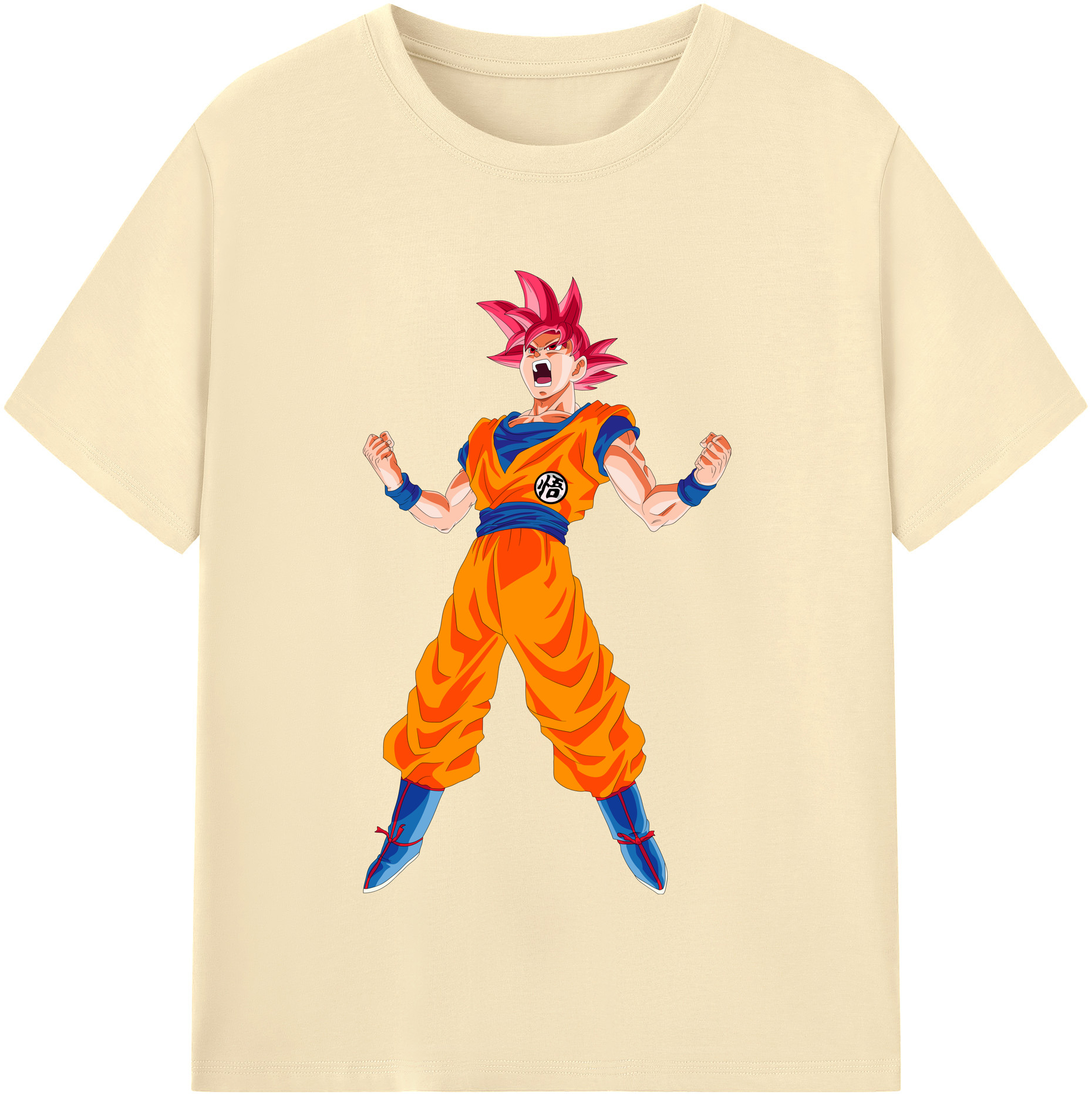 （画像用） ドラゴンボール 孫悟空（そん ごくう）Son Goku カカロット DRAGON BALL Kakarotto 綿100％半袖Tシャツ（フロントプリント）