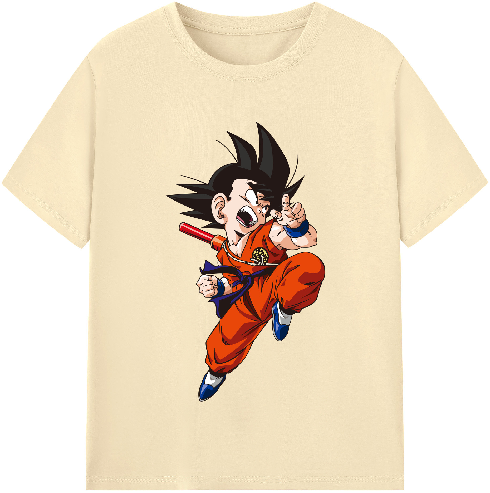（画像用） ドラゴンボール 孫悟空（そん ごくう）Son Goku カカロット DRAGON BALL Kakarotto 綿100％半袖Tシャツ（フロントプリント）