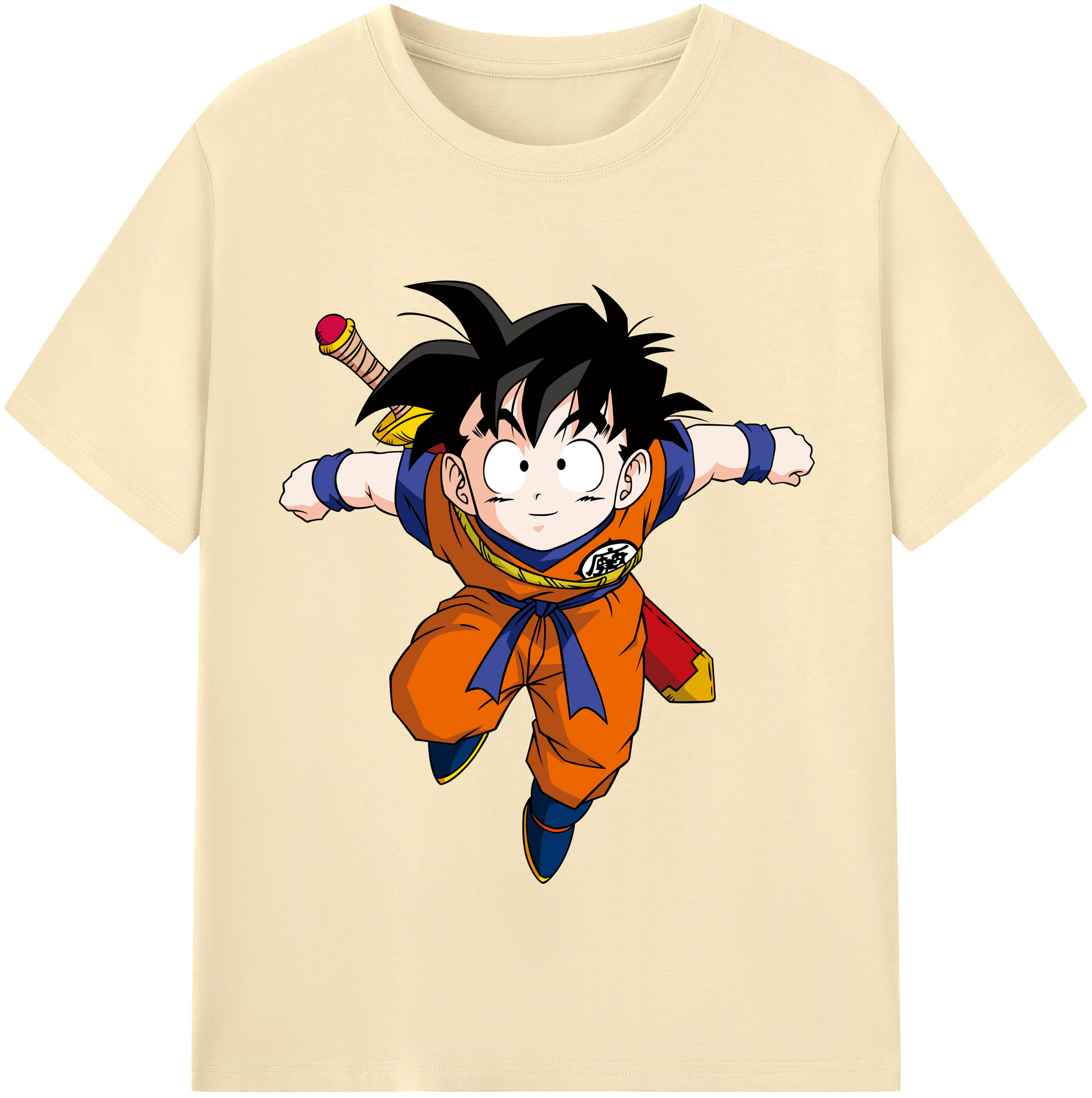 （画像用） ドラゴンボール 孫悟空（そん ごくう）Son Goku カカロット DRAGON BALL Kakarotto 綿100％半袖Tシャツ（フロントプリント）