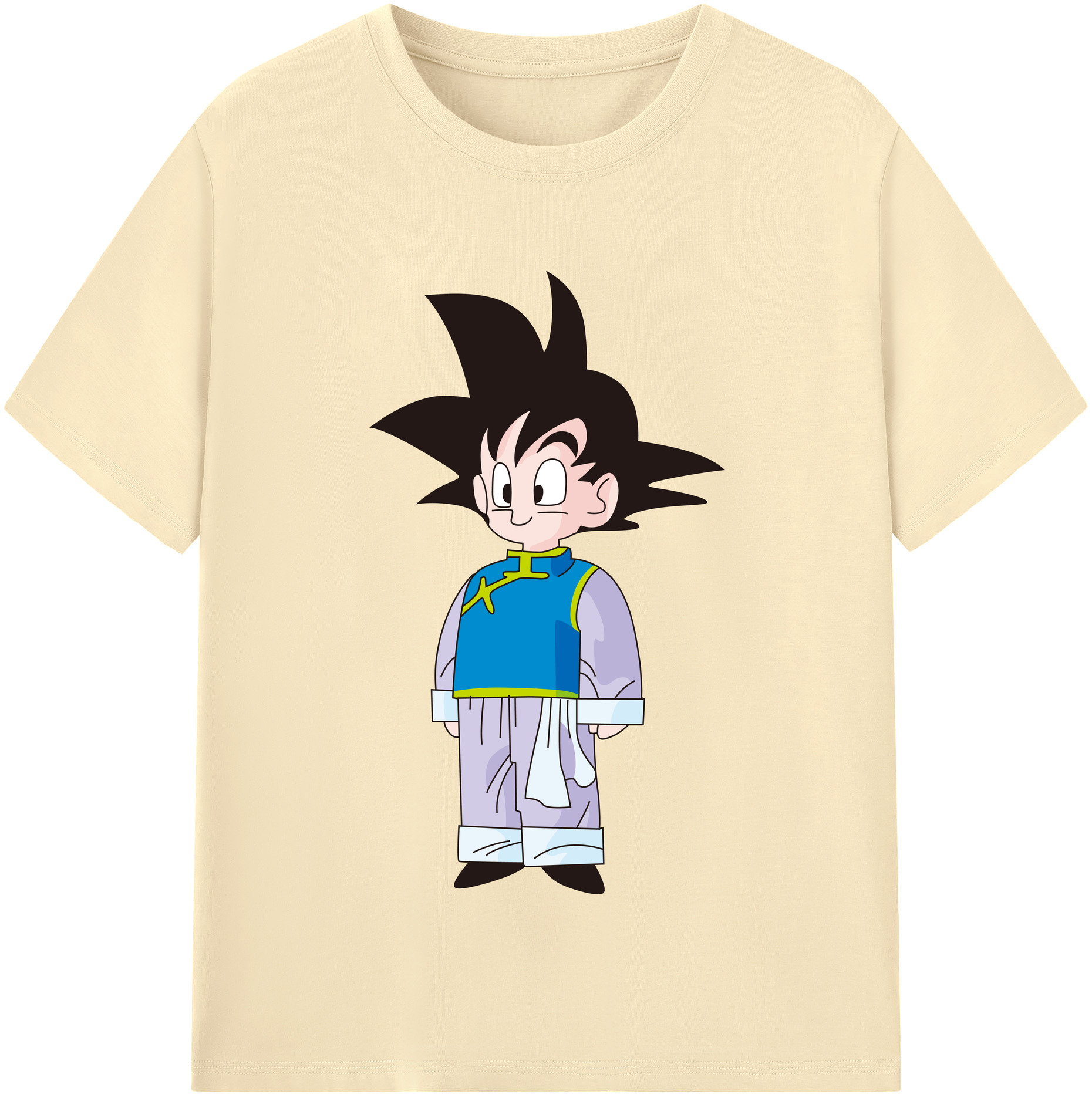 （画像用） ドラゴンボール 孫悟空（そん ごくう）Son Goku カカロット DRAGON BALL Kakarotto 綿100％半袖Tシャツ（フロントプリント）