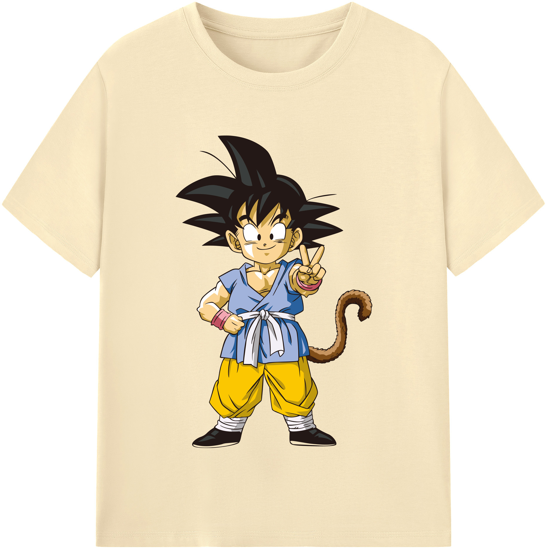 （画像用） ドラゴンボール 孫悟空（そん ごくう）Son Goku カカロット DRAGON BALL Kakarotto 綿100％半袖Tシャツ（フロントプリント）