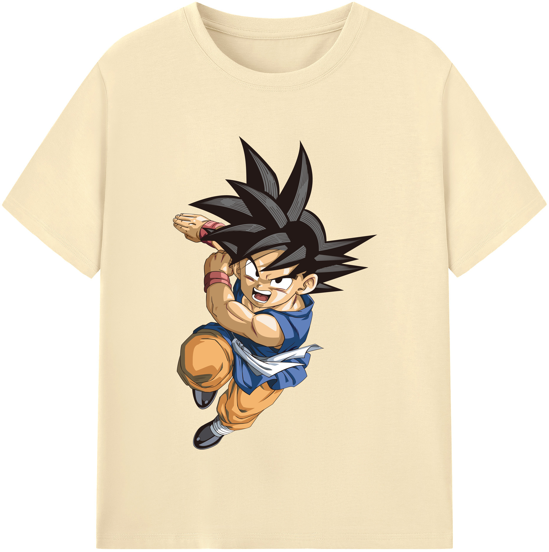 （画像用） ドラゴンボール 孫悟空（そん ごくう）Son Goku カカロット DRAGON BALL Kakarotto 綿100％半袖Tシャツ（フロントプリント）
