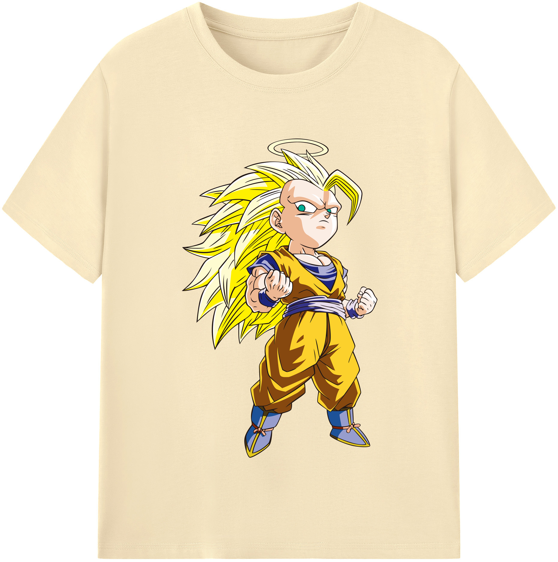 （画像用） ドラゴンボール 孫悟空（そん ごくう）Son Goku カカロット DRAGON BALL Kakarotto 綿100％半袖Tシャツ（フロントプリント）