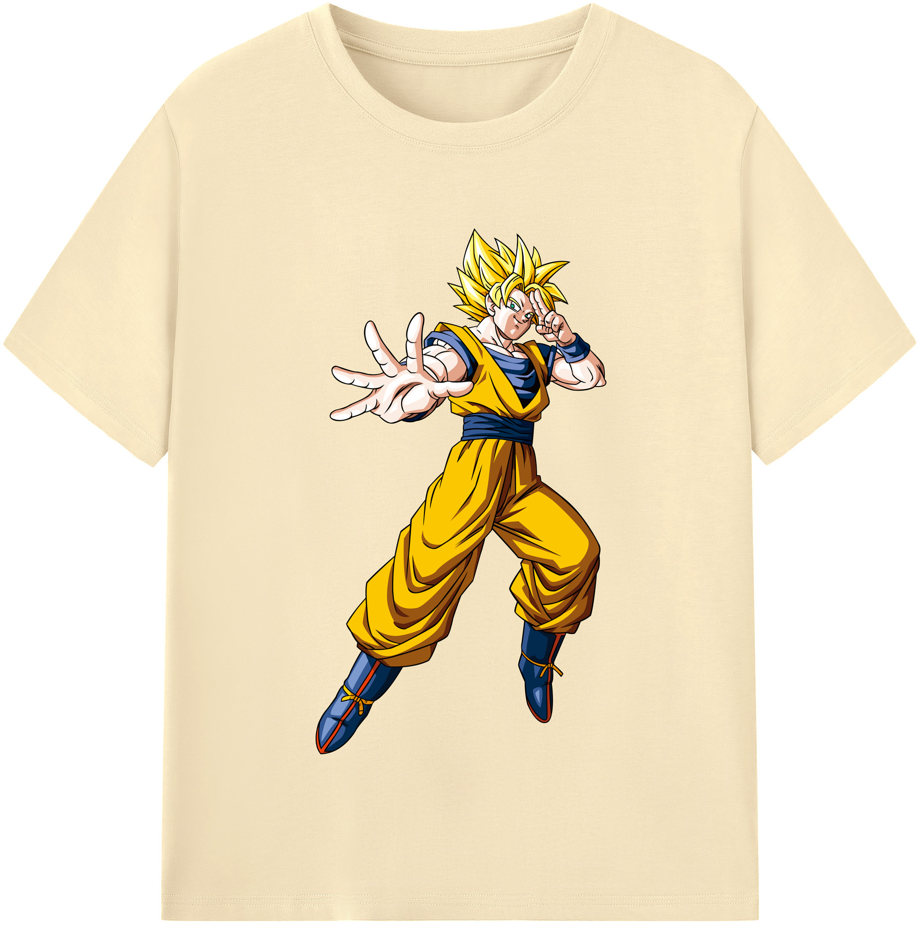 （画像用） ドラゴンボール 孫悟空（そん ごくう）Son Goku カカロット DRAGON BALL Kakarotto 綿100％半袖Tシャツ（フロントプリント）