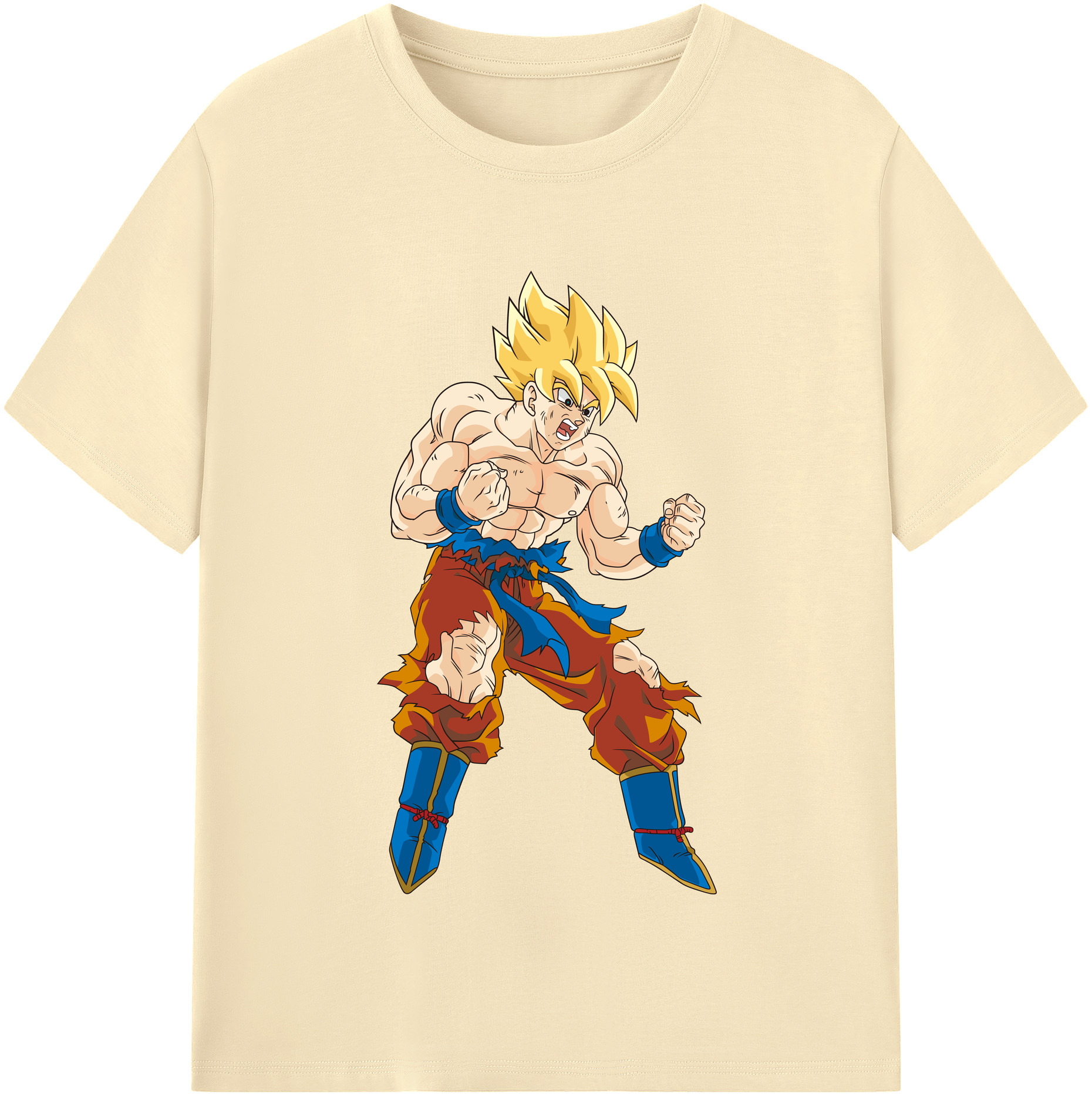（画像用） ドラゴンボール 孫悟空（そん ごくう）Son Goku カカロット DRAGON BALL Kakarotto 綿100％半袖Tシャツ（フロントプリント）