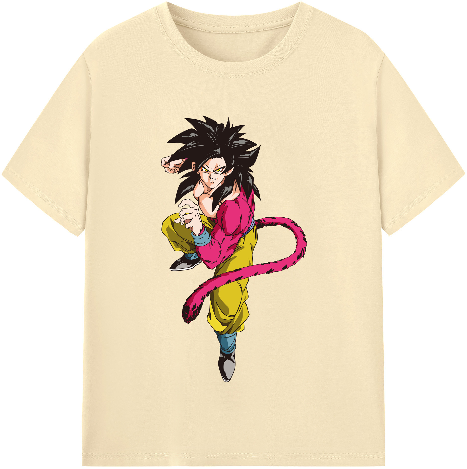 （画像用） ドラゴンボール 孫悟空（そん ごくう）Son Goku カカロット DRAGON BALL Kakarotto 綿100％半袖Tシャツ（フロントプリント）
