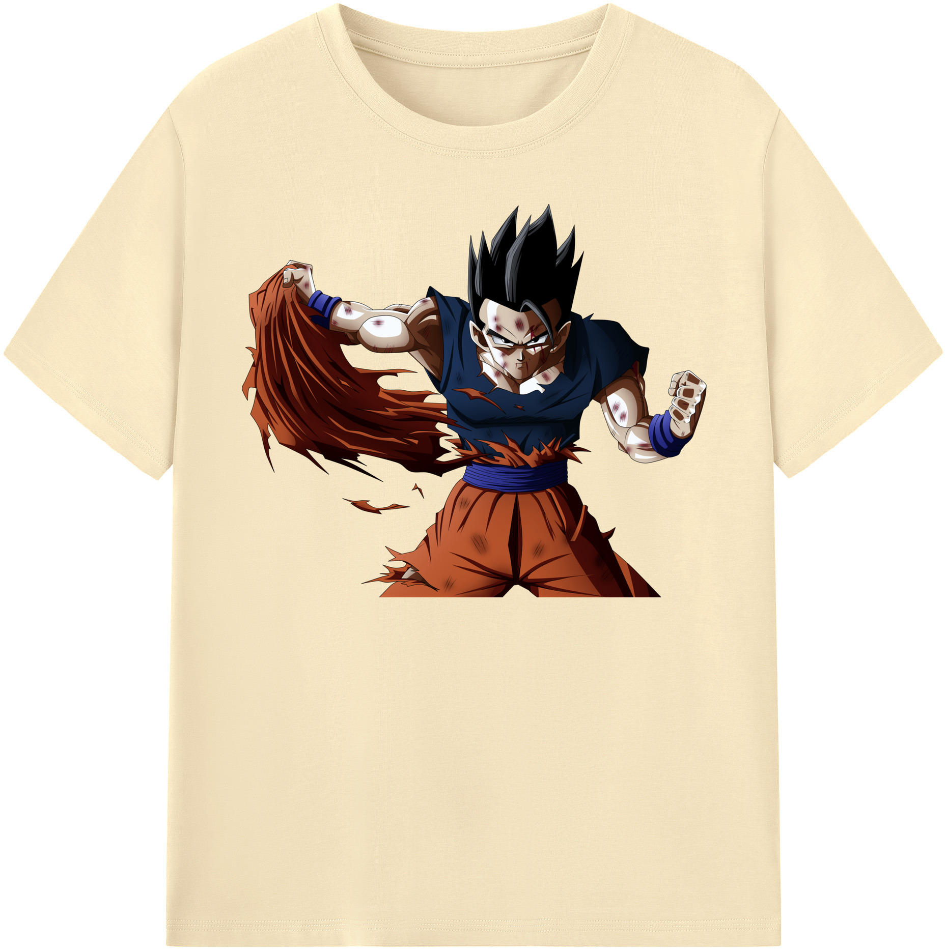 （画像用） ドラゴンボール ベジータ四世（Bejīta Yonsei）DRAGON BALL Vegeta IV 綿100％半袖Tシャツ（フロントプリント）