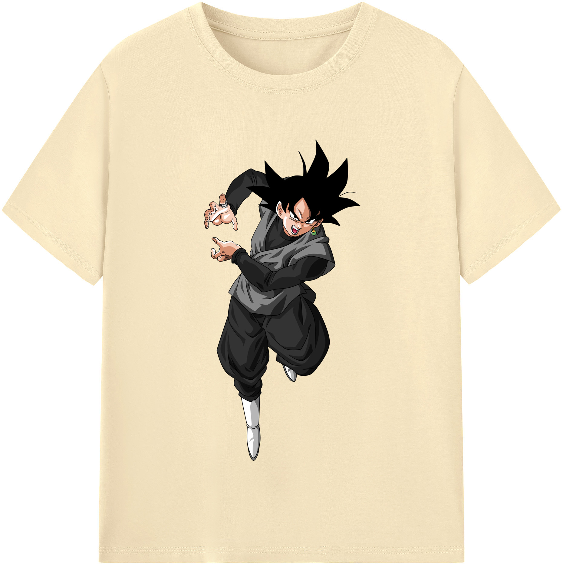 （画像用） ドラゴンボール ベジータ四世（Bejīta Yonsei）DRAGON BALL Vegeta IV 綿100％半袖Tシャツ（フロントプリント）