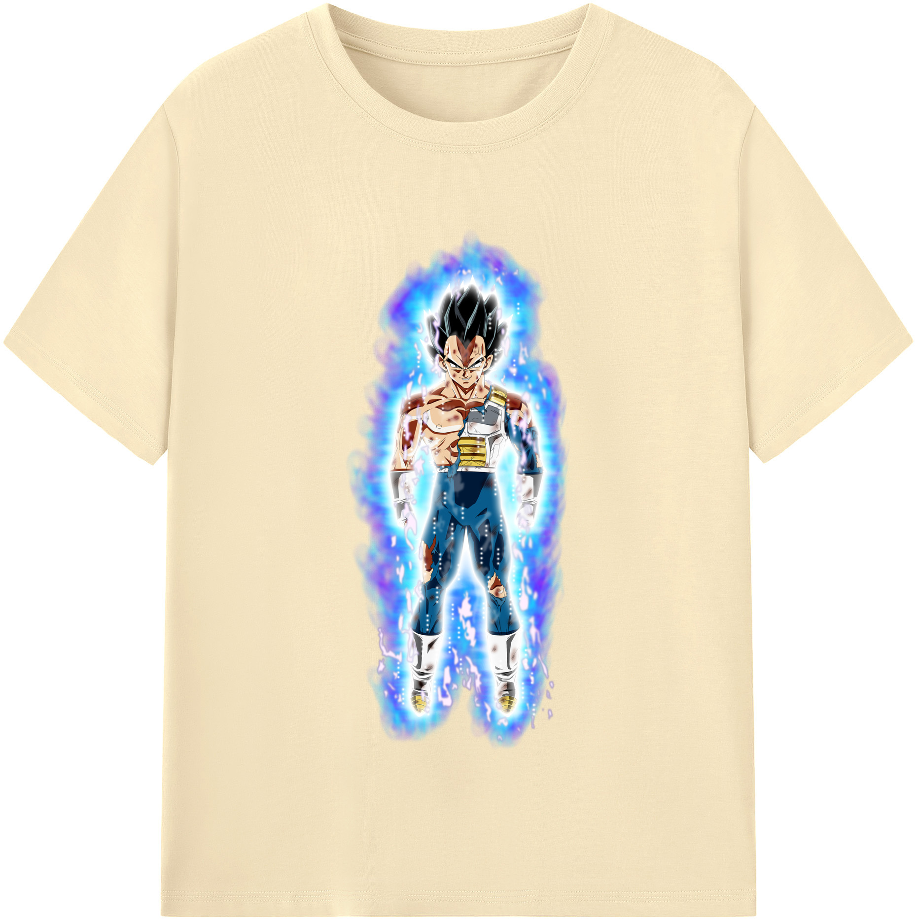 （画像用） ドラゴンボール ベジータ四世（Bejīta Yonsei）DRAGON BALL Vegeta IV 綿100％半袖Tシャツ（フロントプリント）