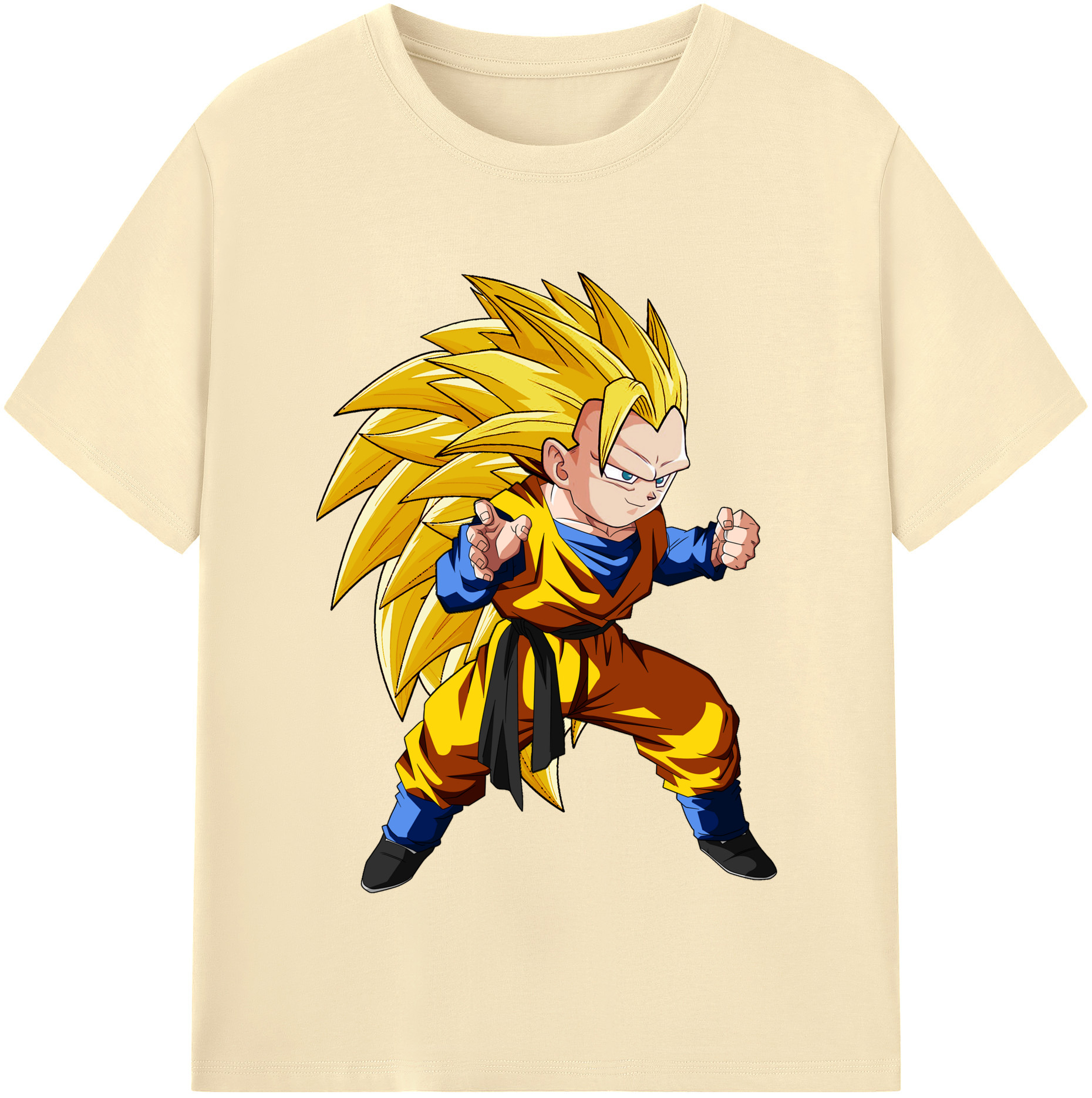 （画像用） ドラゴンボール ベジータ四世（Bejīta Yonsei）DRAGON BALL Vegeta IV 綿100％半袖Tシャツ（フロントプリント）